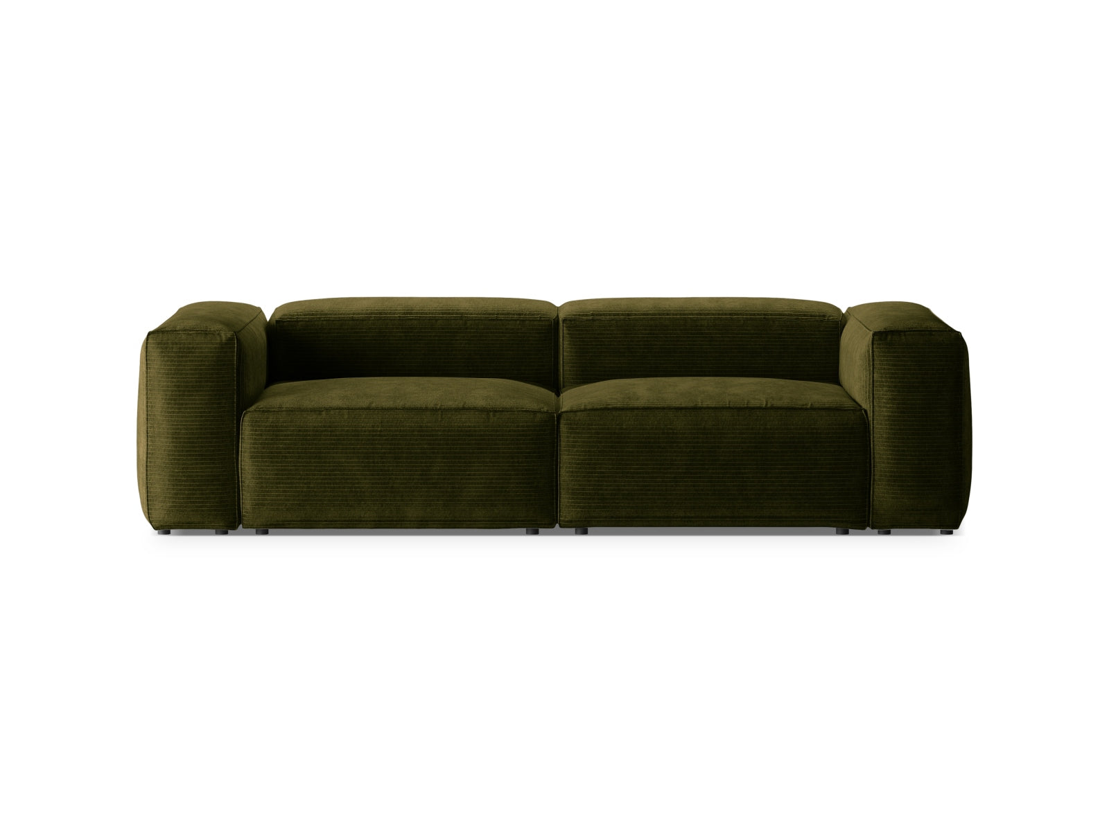 Bergamo Modular Sofa 3 Sitzer in Green-Perla präsentiert im Onlineshop von KAQTU Design AG. 3er Sofa ist von Cosmopolitan Design
