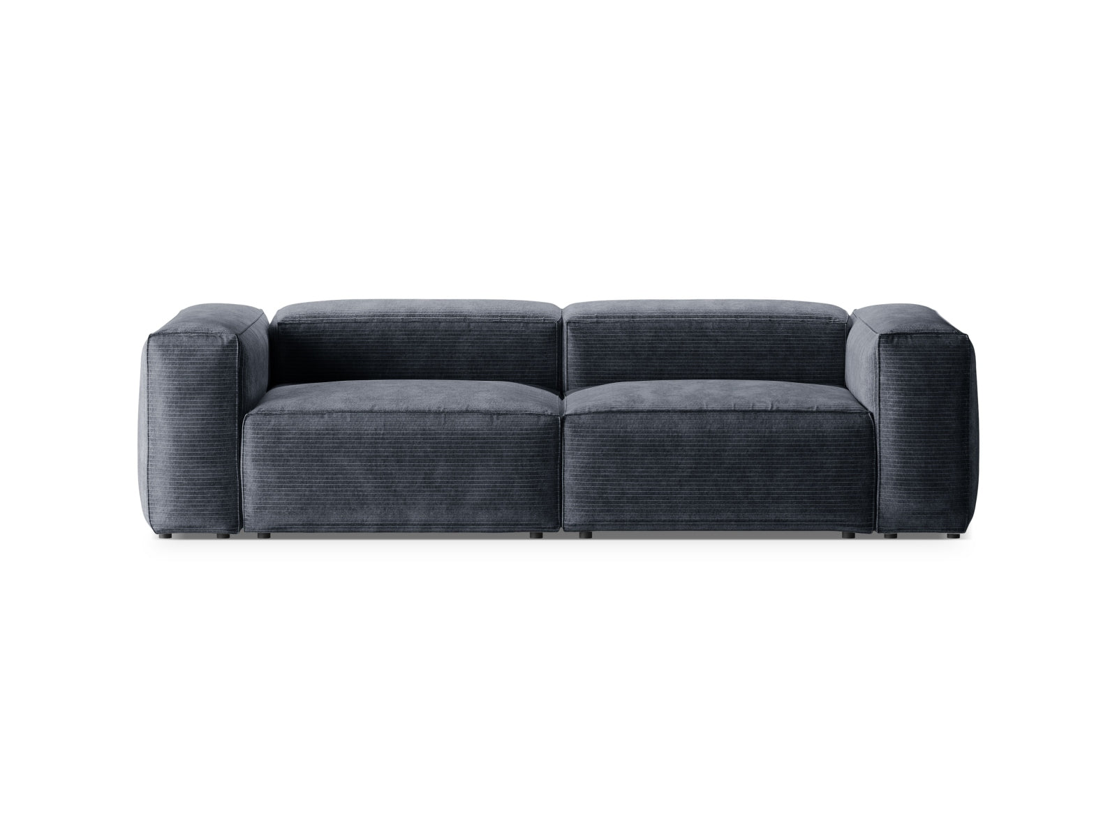 Bergamo Modular Sofa 3 Sitzer in Muted Blue-Perla präsentiert im Onlineshop von KAQTU Design AG. 3er Sofa ist von Cosmopolitan Design