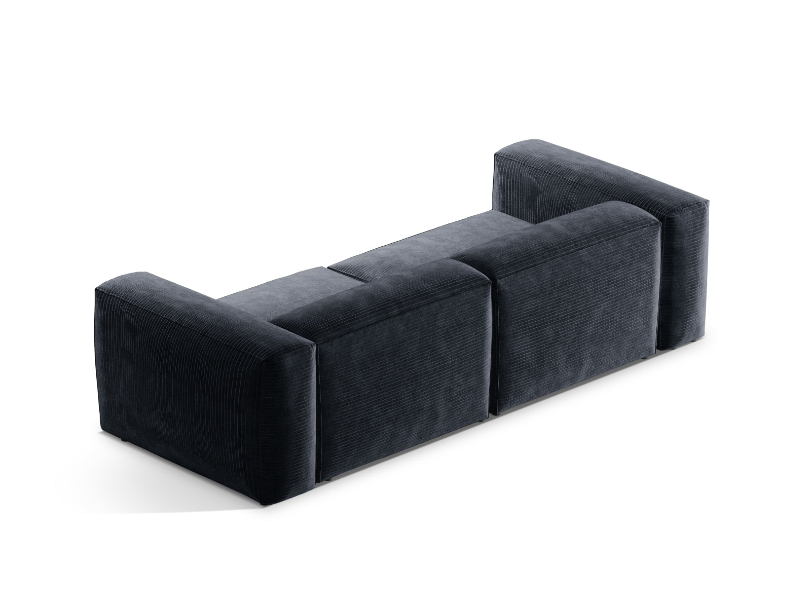 Bergamo Modular Sofa 3 Sitzer in Muted Blue-Perla präsentiert im Onlineshop von KAQTU Design AG. 3er Sofa ist von Cosmopolitan Design