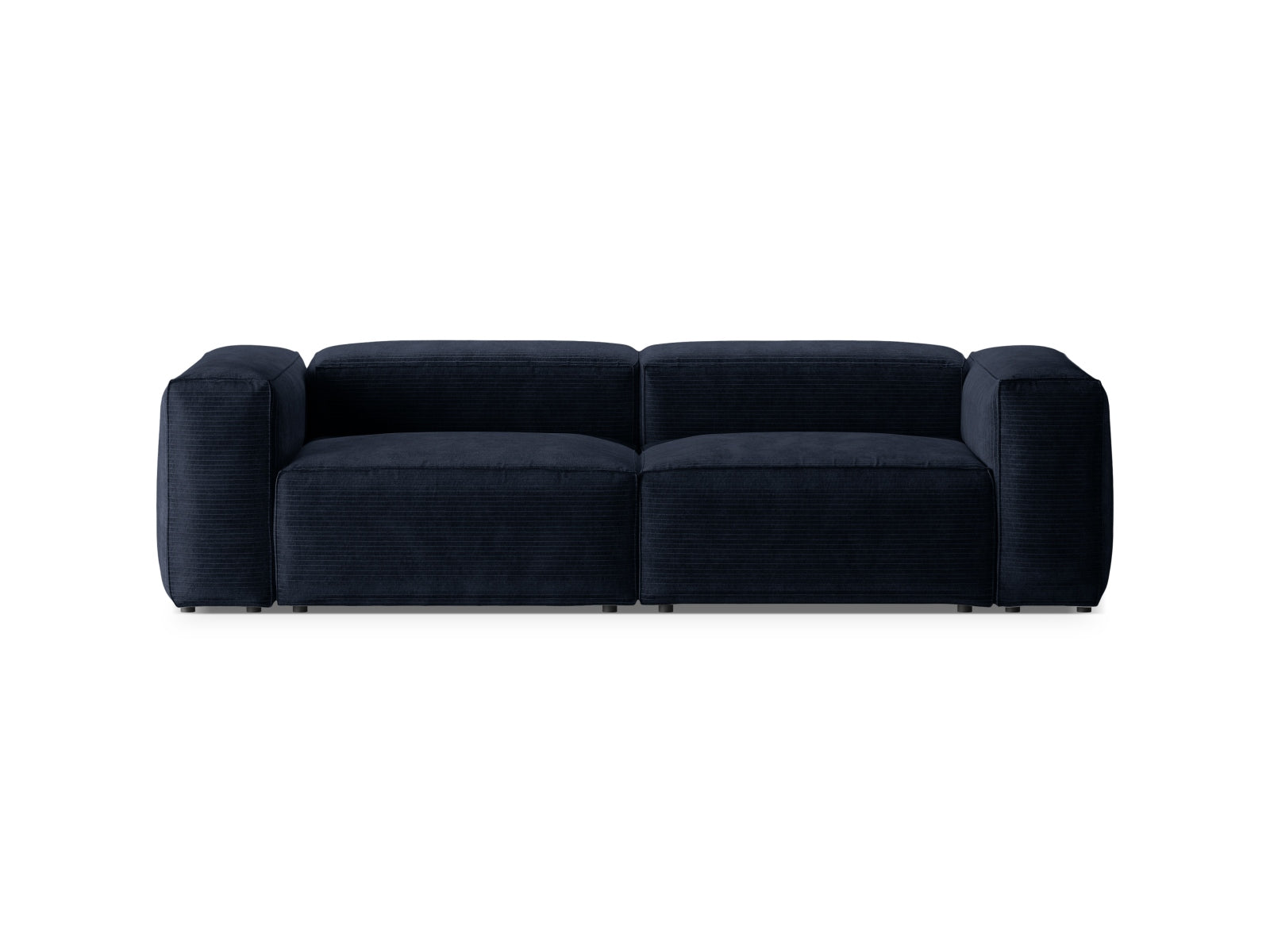 Bergamo Modular Sofa 3 Sitzer in Navy Blue-Perla präsentiert im Onlineshop von KAQTU Design AG. 3er Sofa ist von Cosmopolitan Design
