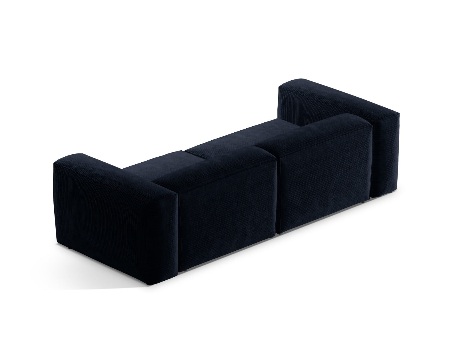 Bergamo Modular Sofa 3 Sitzer in Navy Blue-Perla präsentiert im Onlineshop von KAQTU Design AG. 3er Sofa ist von Cosmopolitan Design