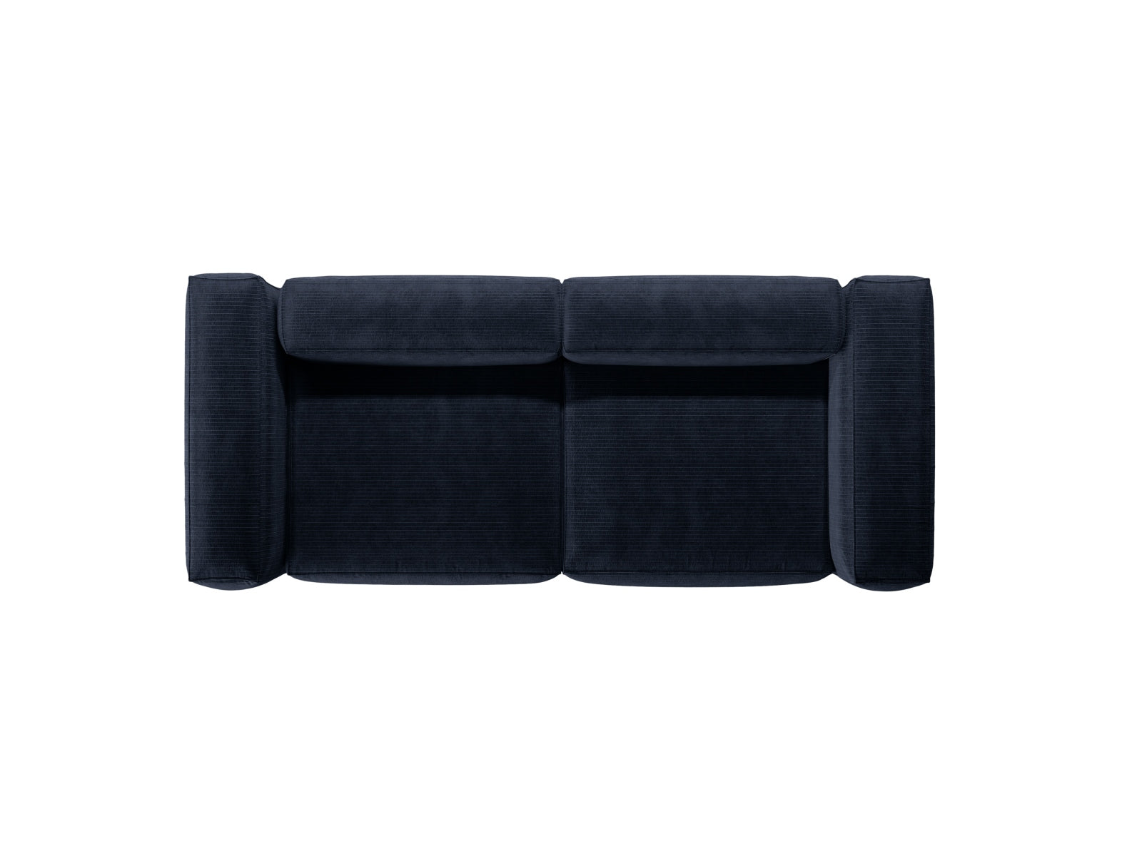 Bergamo Modular Sofa 3 Sitzer in Navy Blue-Perla präsentiert im Onlineshop von KAQTU Design AG. 3er Sofa ist von Cosmopolitan Design