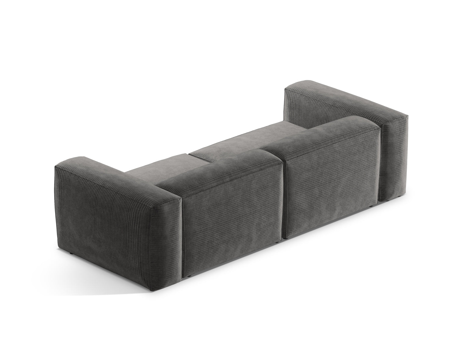 Bergamo Modular Sofa 3 Sitzer in Light Grey-Perla präsentiert im Onlineshop von KAQTU Design AG. 3er Sofa ist von Cosmopolitan Design