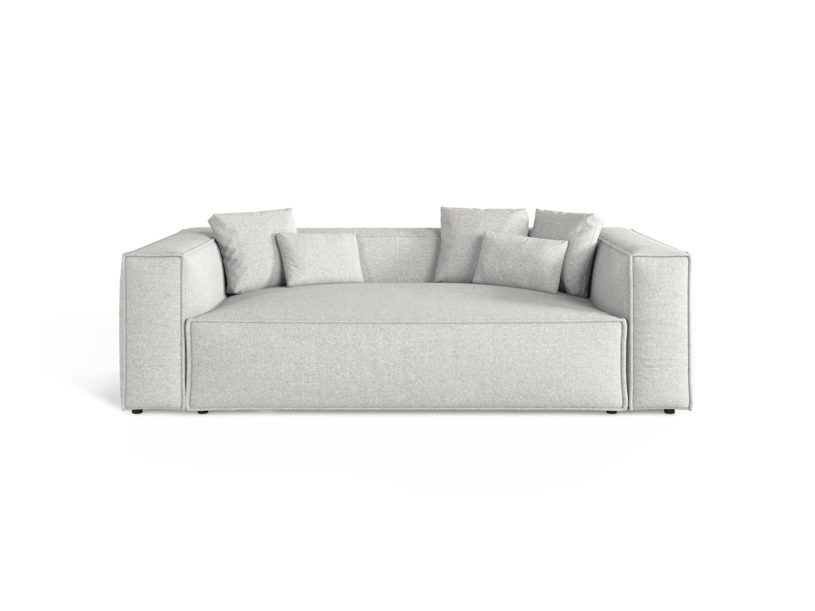 3-Sitzer Sofa Aveiro in Silver-Eden präsentiert im Onlineshop von KAQTU Design AG. 3er Sofa ist von Cosmopolitan Design