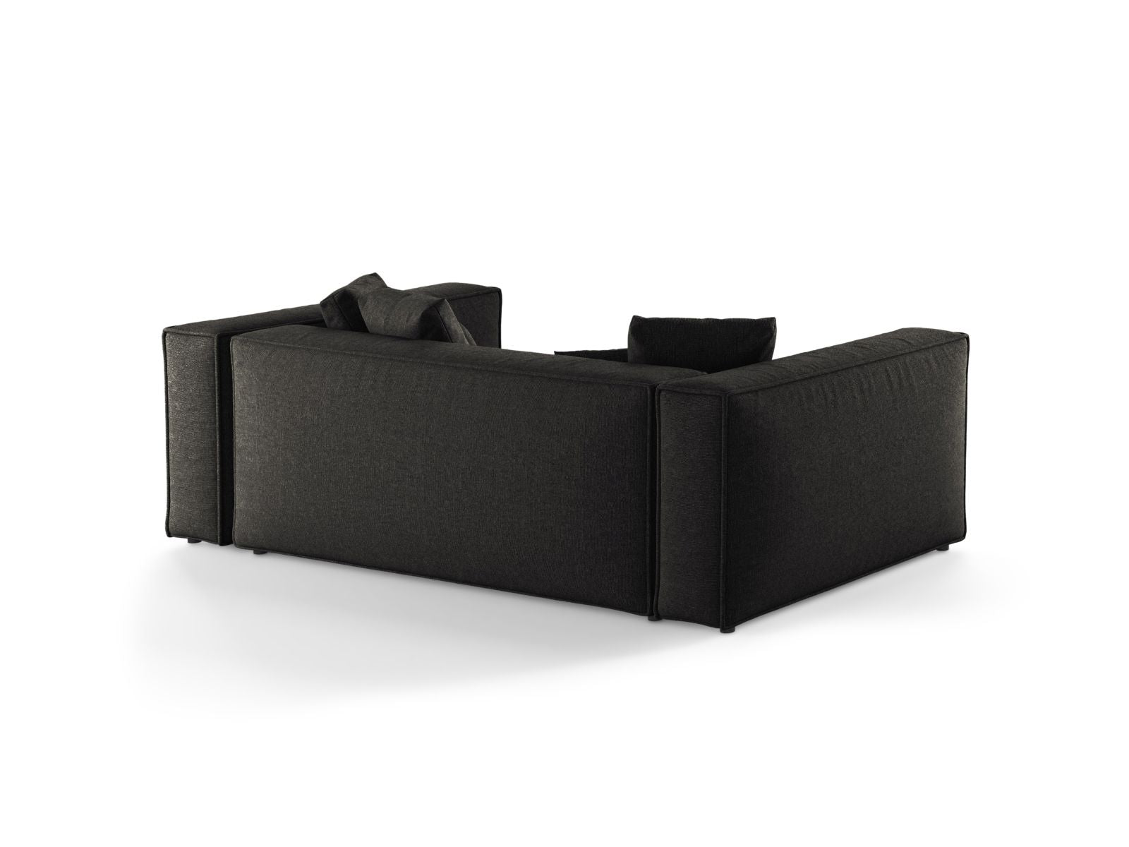 Stylisches 3-Sitzer Sofa Aveiro in elegantem Anthrazit, ideal für gemütliche Abende und stilvolle Wohnräume.