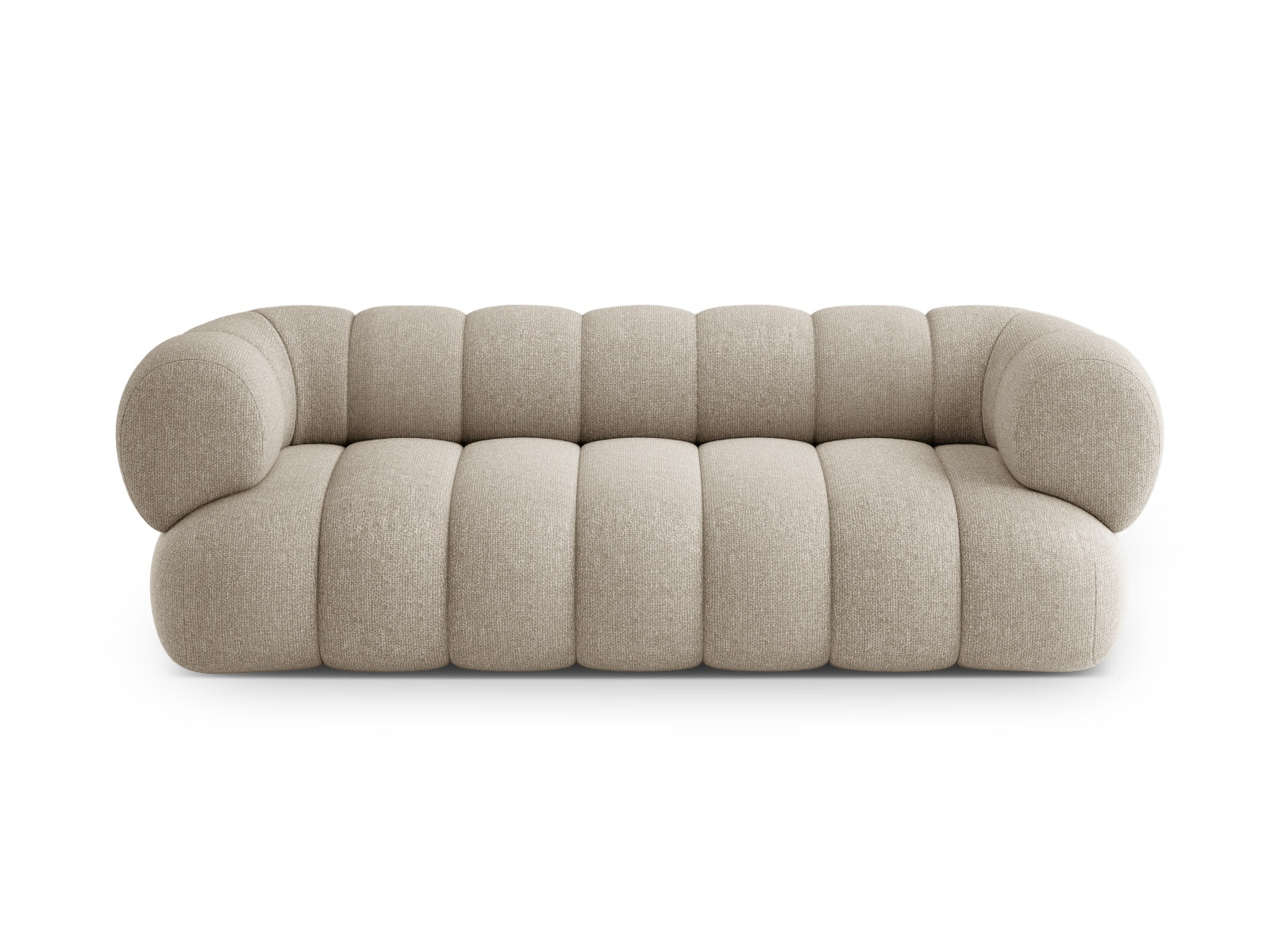 Koge Sofa 3 Sitzer 95cm in Dark Beige-Eden präsentiert im Onlineshop von KAQTU Design AG. 3er Sofa ist von Cosmopolitan Design