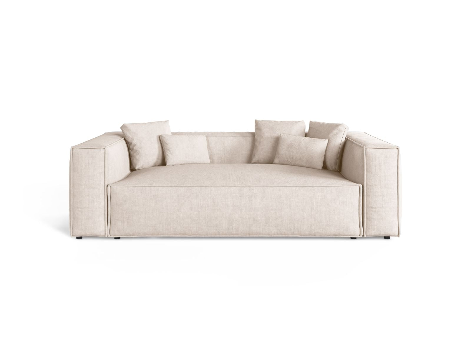 3-Sitzer Sofa Aveiro in Beige-Liberty präsentiert im Onlineshop von KAQTU Design AG. 3er Sofa ist von Cosmopolitan Design
