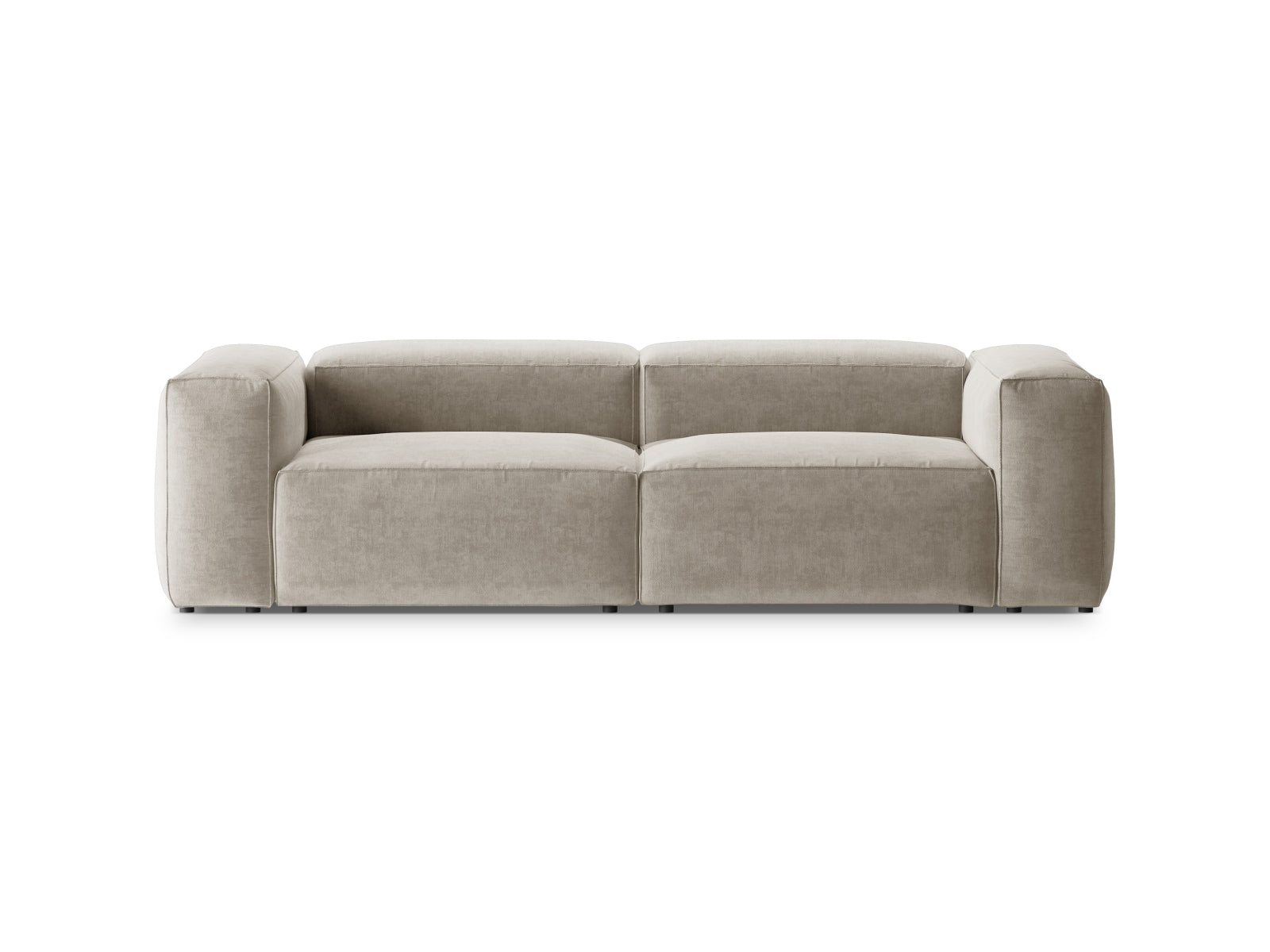 Bergamo Modular Sofa 3 Sitzer in Beige-Liberty präsentiert im Onlineshop von KAQTU Design AG. 3er Sofa ist von Cosmopolitan Design