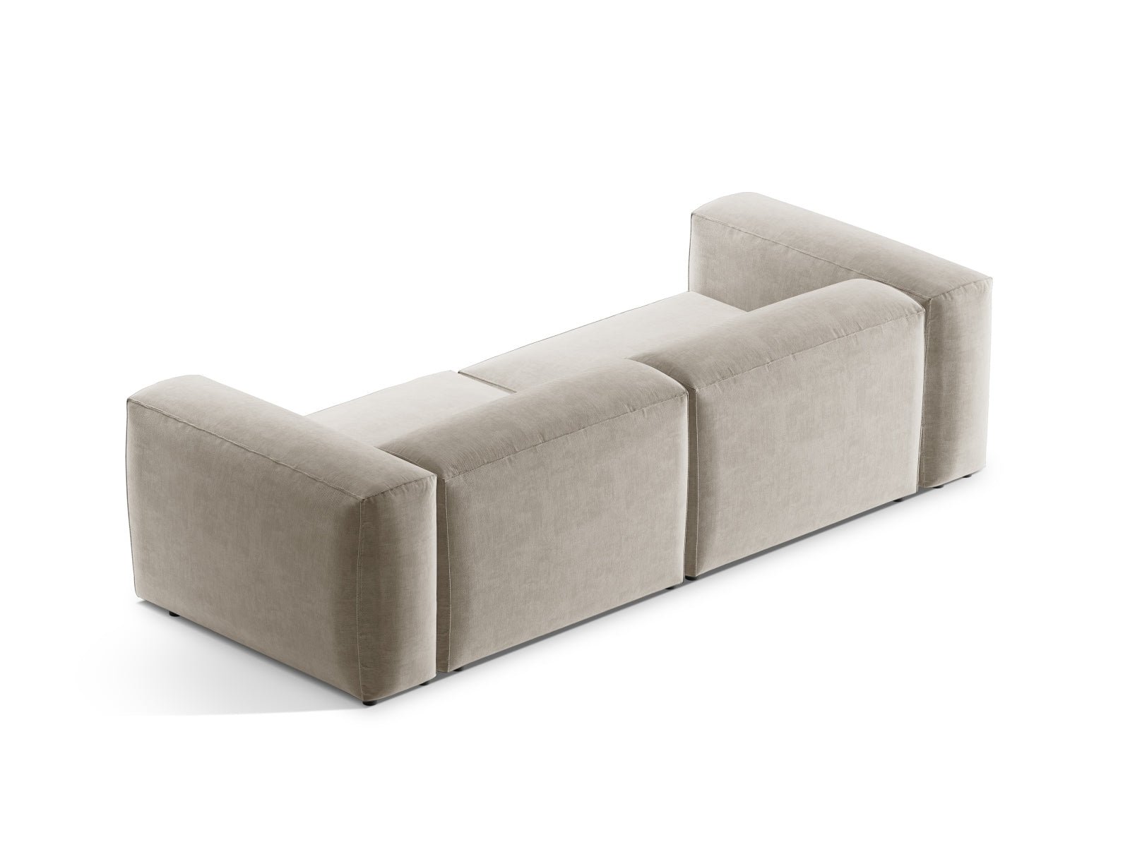 Bergamo Modular Sofa 3 Sitzer in Beige-Liberty präsentiert im Onlineshop von KAQTU Design AG. 3er Sofa ist von Cosmopolitan Design