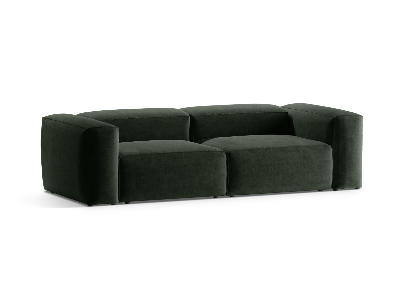 Bergamo Modular Sofa 3 Sitzer in Moss Green-Liberty präsentiert im Onlineshop von KAQTU Design AG. 3er Sofa ist von Cosmopolitan Design
