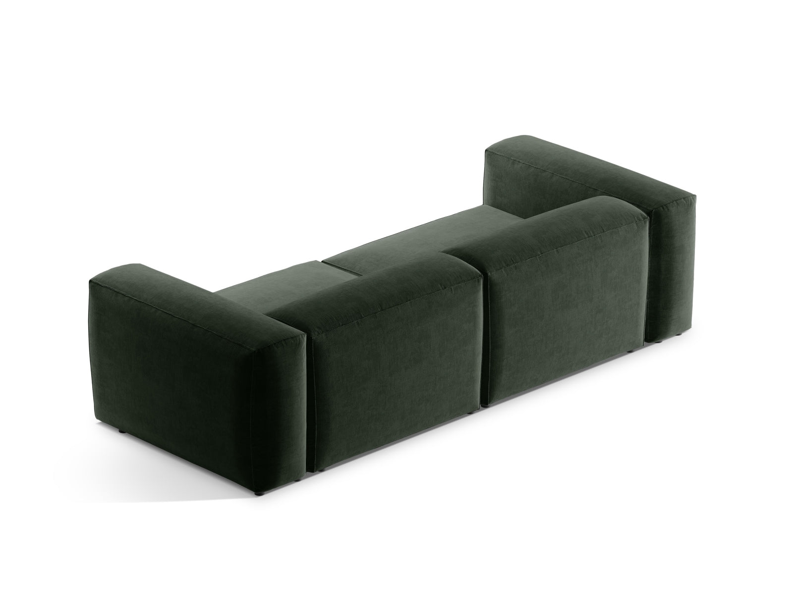 Bergamo Modular Sofa 3 Sitzer in Moss Green-Liberty präsentiert im Onlineshop von KAQTU Design AG. 3er Sofa ist von Cosmopolitan Design