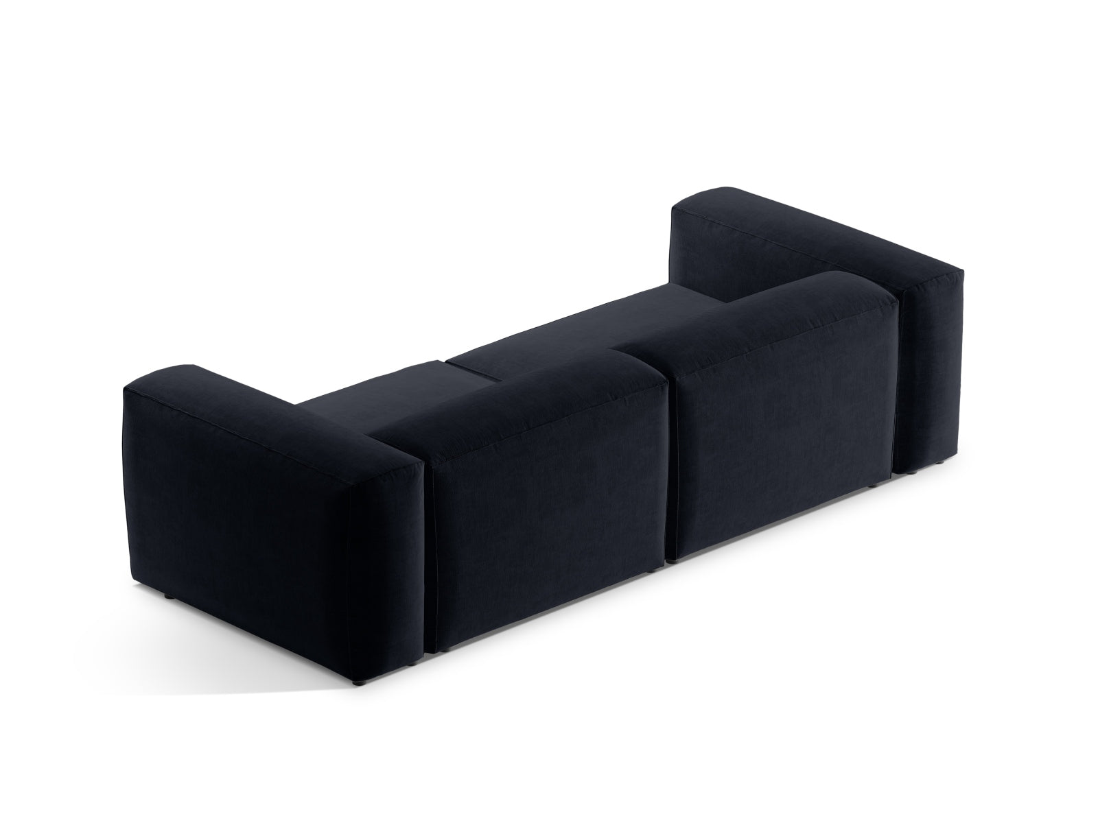 Bergamo Modular Sofa 3 Sitzer in Navy Blue-Liberty präsentiert im Onlineshop von KAQTU Design AG. 3er Sofa ist von Cosmopolitan Design