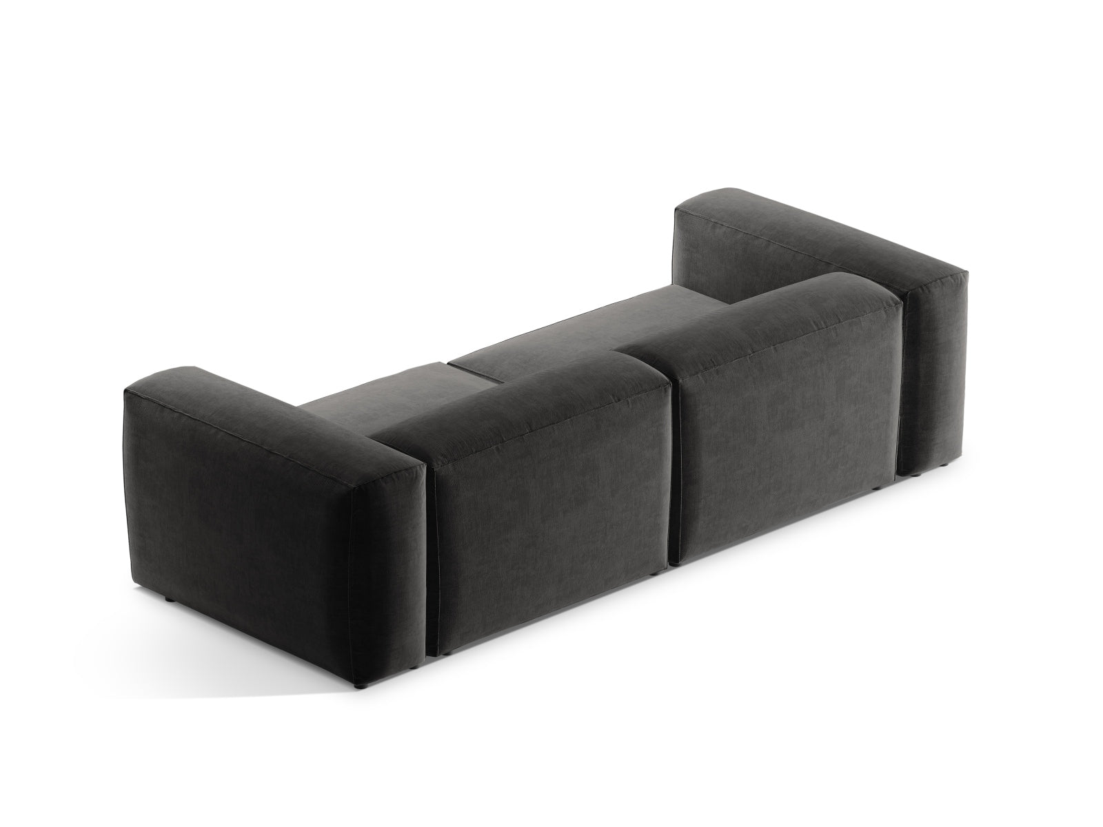 Bergamo Modular Sofa 3 Sitzer in Graphite-Liberty präsentiert im Onlineshop von KAQTU Design AG. 3er Sofa ist von Cosmopolitan Design