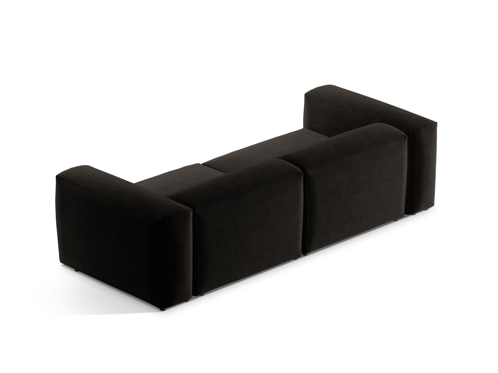 Bergamo Modular Sofa 3 Sitzer in Black-Liberty präsentiert im Onlineshop von KAQTU Design AG. 3er Sofa ist von Cosmopolitan Design