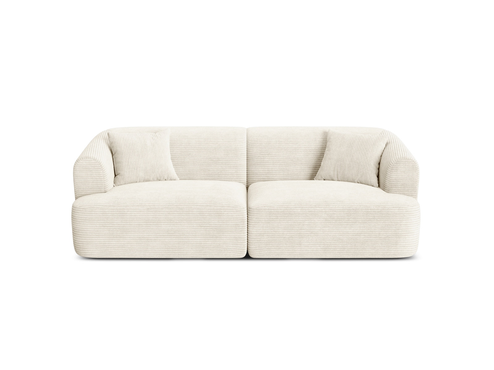 3-Sitzer Modular Sofa Campi in Ivory-Lincoln D präsentiert im Onlineshop von KAQTU Design AG. 3er Sofa ist von Cosmopolitan Design