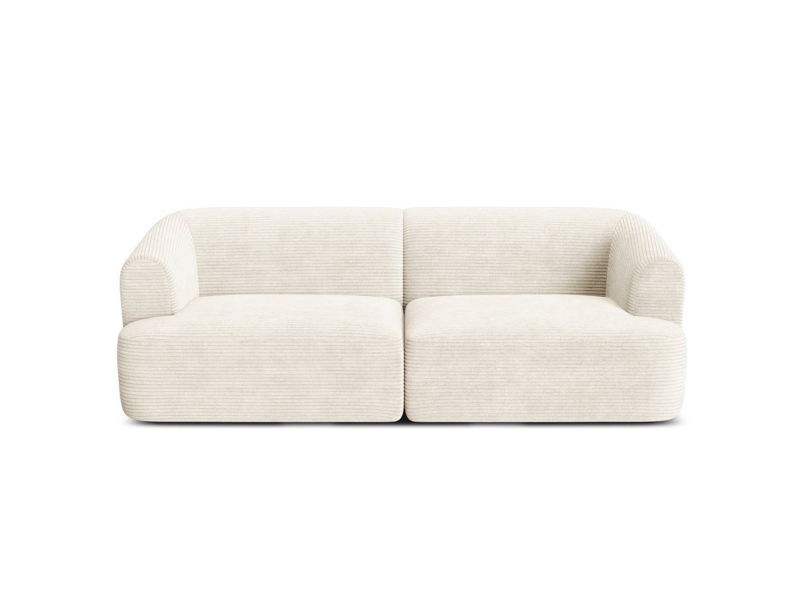 Elegantes 3-Sitzer Sofa Campi in sanftem Ivory-Lincoln D, ideal für stilvolle und einladende Wohnräume.