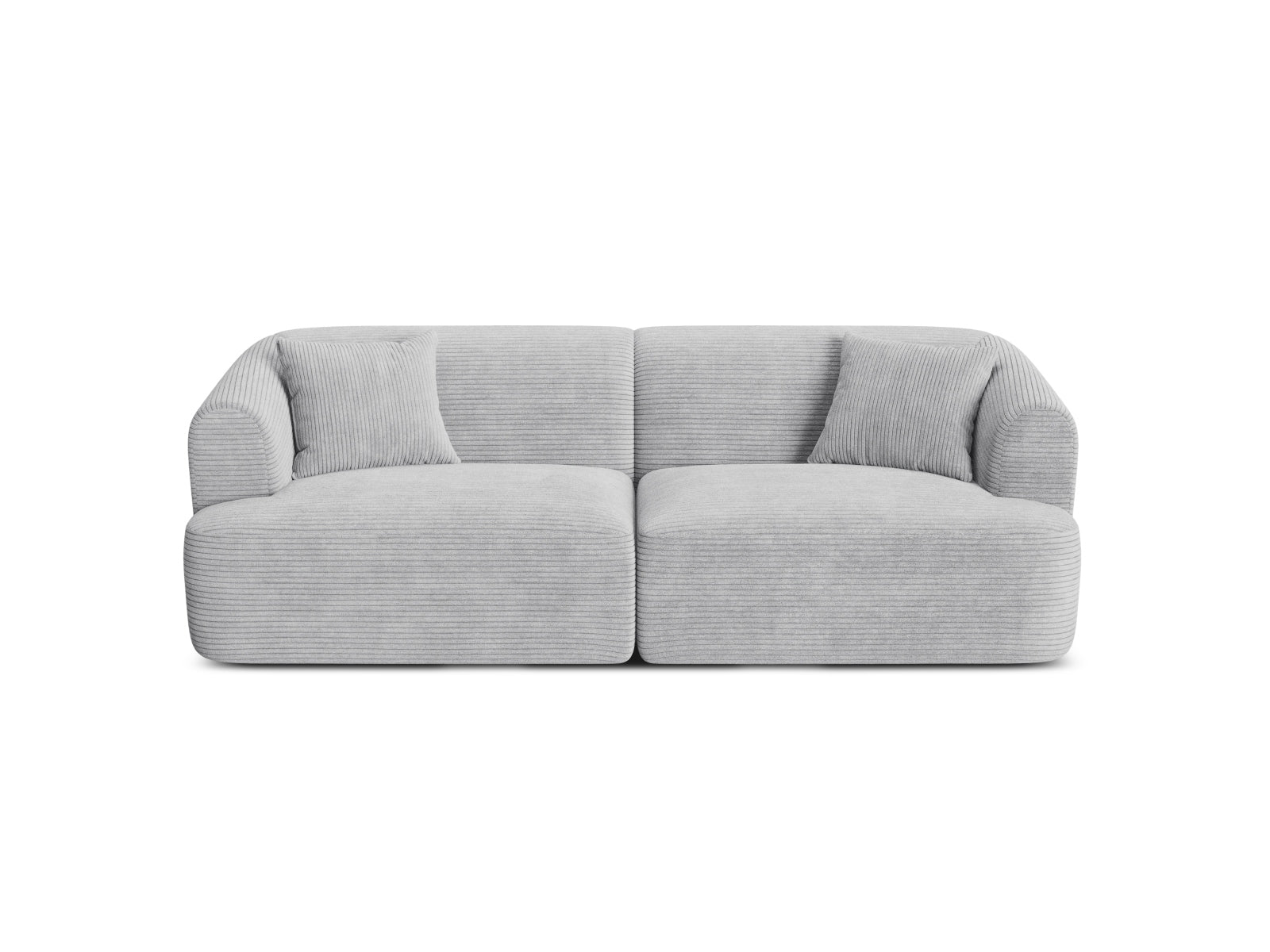 3-Sitzer Modular Sofa Campi in Silver-Lincoln D präsentiert im Onlineshop von KAQTU Design AG. 3er Sofa ist von Cosmopolitan Design