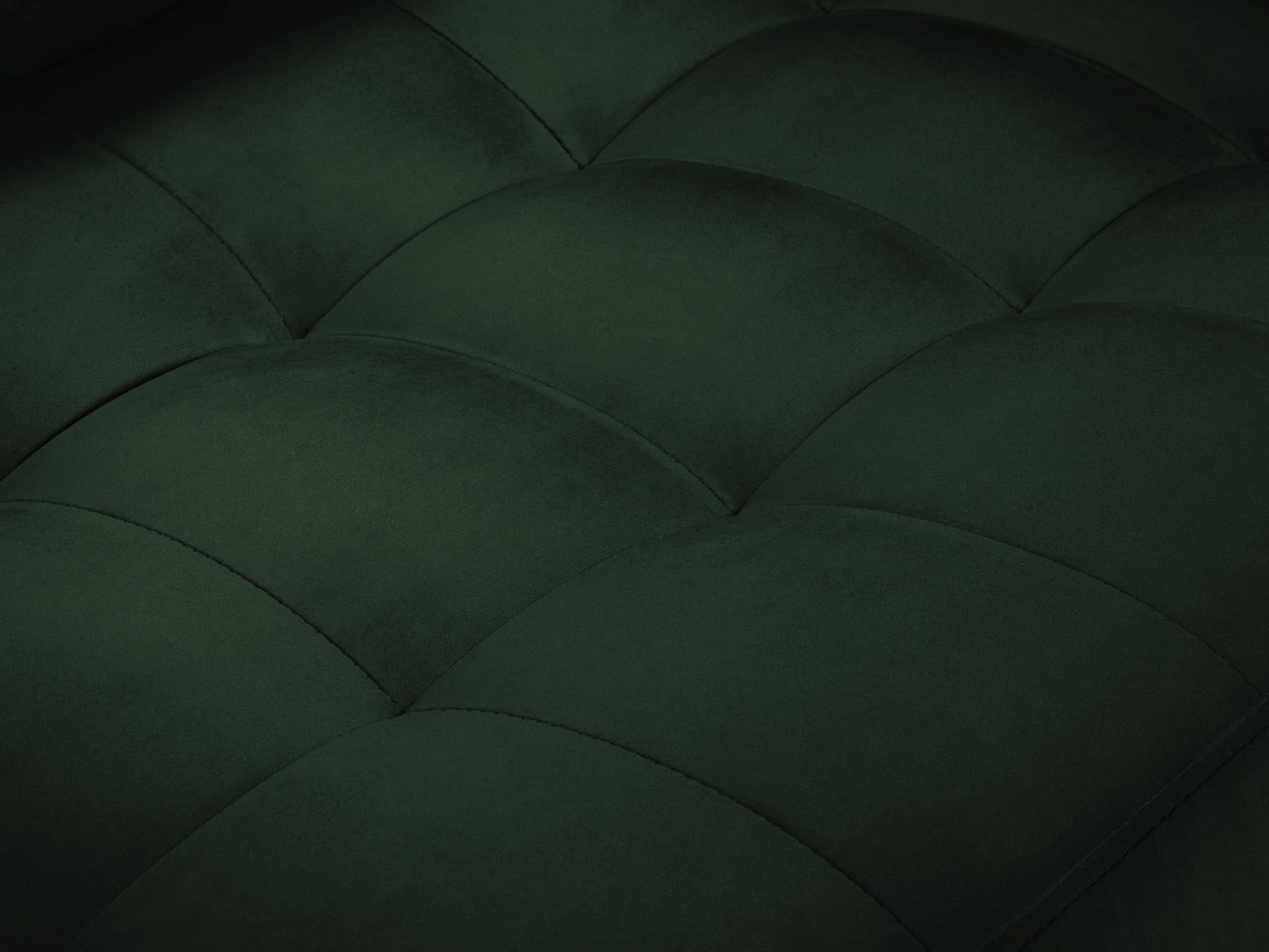 Elegantes 3-Sitzer Sofa Aspen in sattem Flaschengrün, ideal für stilvolle Wohnräume und entspannte Stunden, entworfen von Cosmopolitan Design.