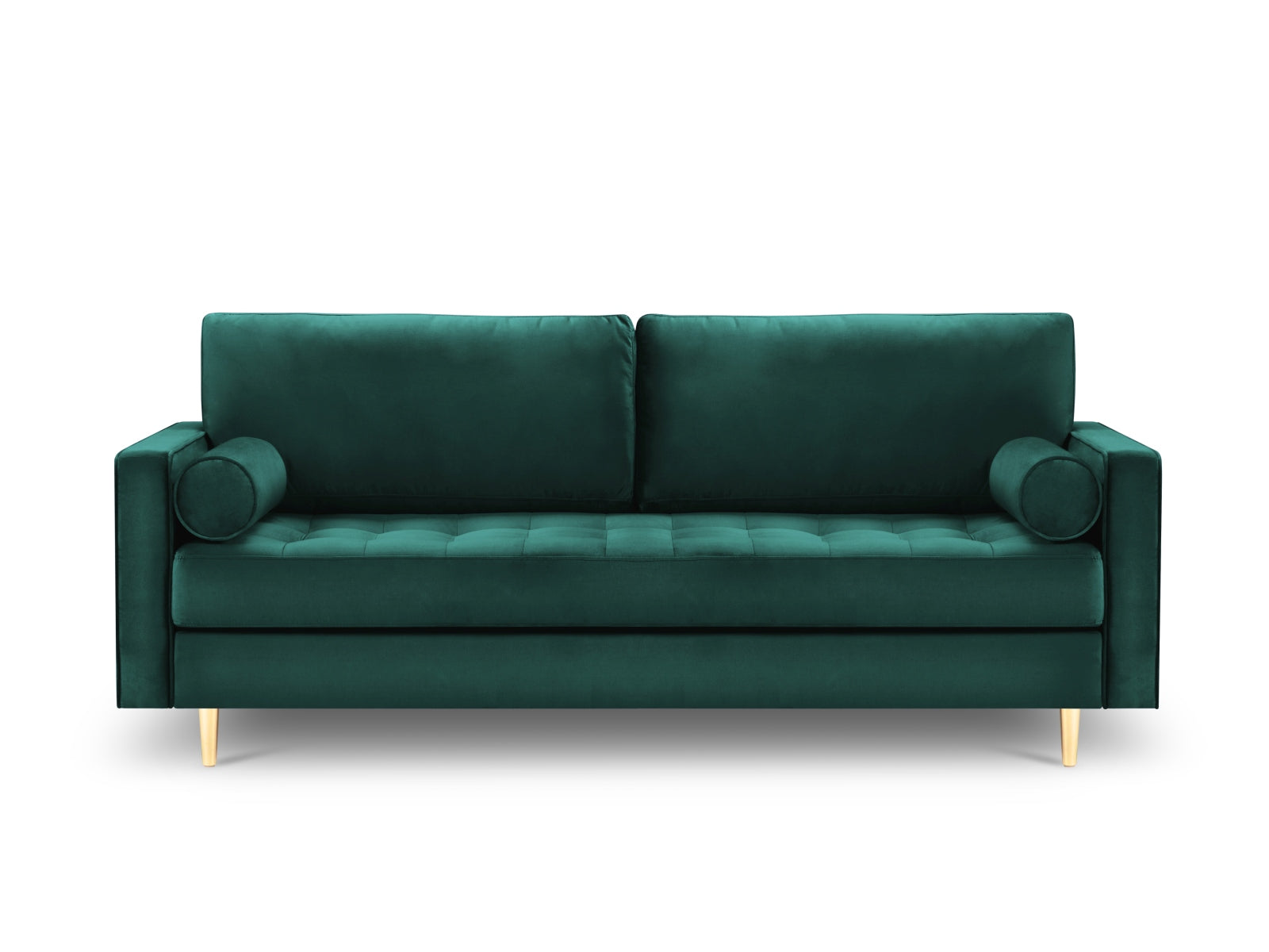 Modernes 3-Sitzer Sofa Aspen in ansprechendem Petrol, perfekt für gemütliche Abende und stilvolle Einrichtungsideen.