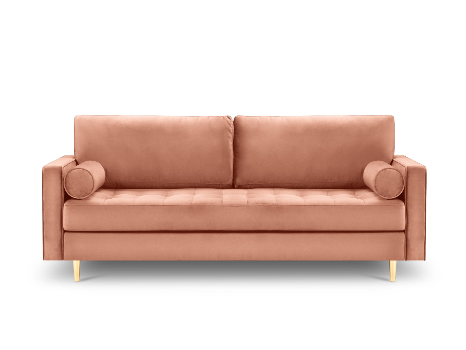 Elegantes 3-Sitzer Sofa Aspen in einem modernen Pink-Ton, ideal für stilvolle Wohnräume, präsentiert von Cosmopolitan Design.
