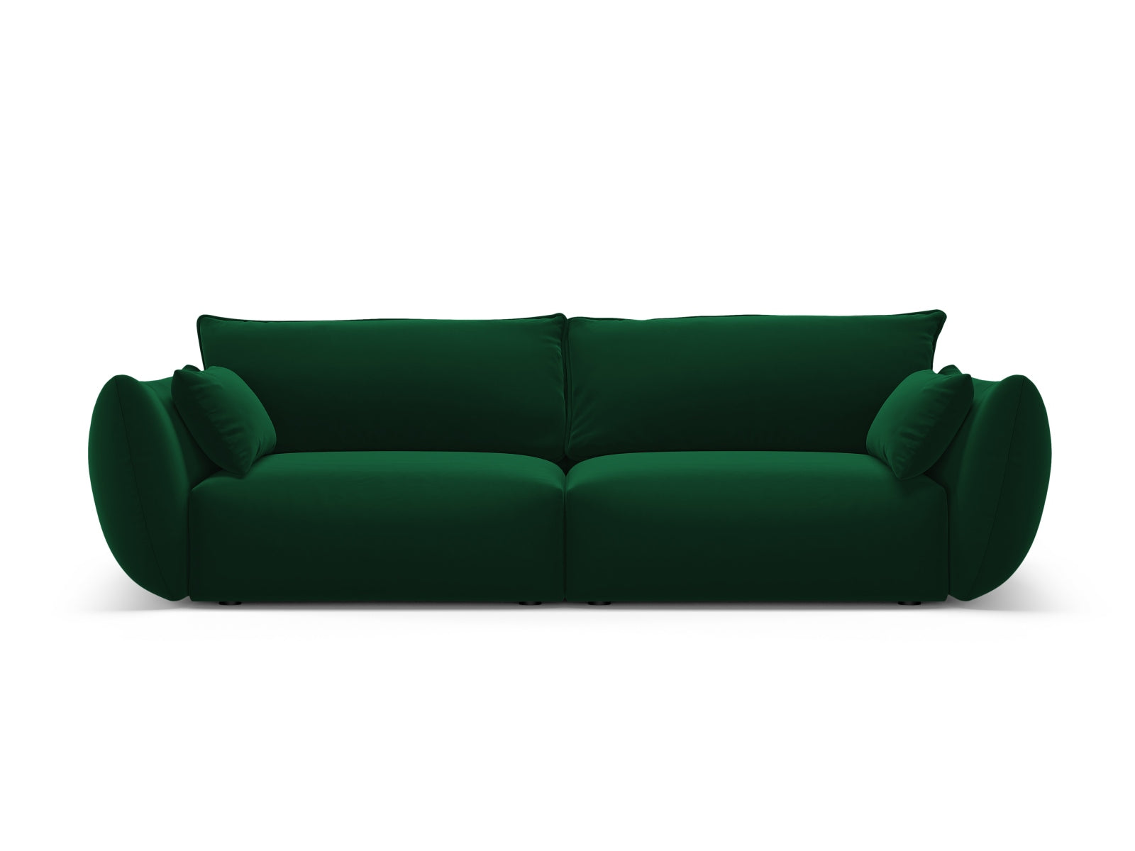 3-Sitzer Sofa Matera in Bottle Green-Salvador präsentiert im Onlineshop von KAQTU Design AG. 3er Sofa ist von Cosmopolitan Design