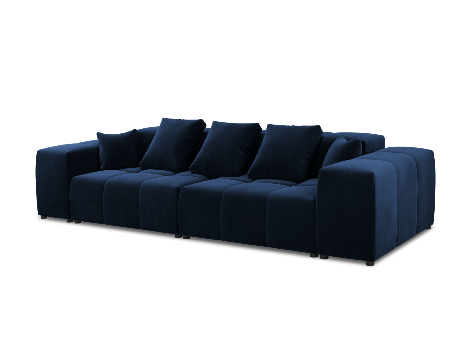 Rome Velour Modular Sofa 3 Sitzer in Royal Blue präsentiert im Onlineshop von KAQTU Design AG. 3er Sofa ist von Cosmopolitan Design