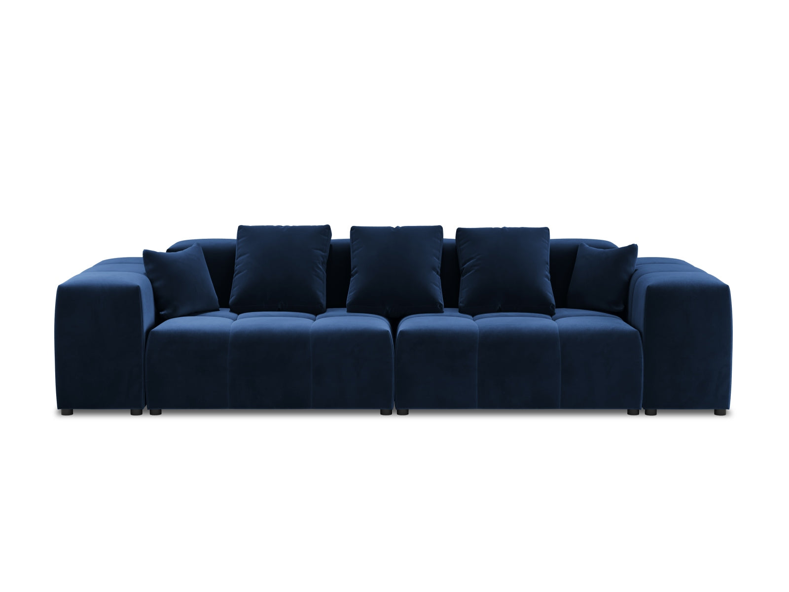 Entdecken Sie das elegante Rome Velour Modular Sofa 3 Sitzer von Cosmopolitan Design – perfektes Velours für Ihr zeitgemässes Zuhause.