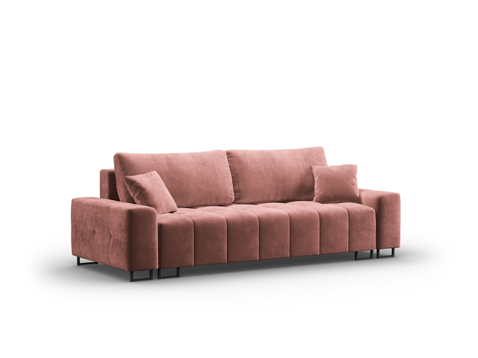Erleben Sie das Wicklow Velour Sofa von Cosmopolitan Design – stilvolles 3-Sitzer Sofa mit cleverer Schlaffunktion und praktischem Stauraum.