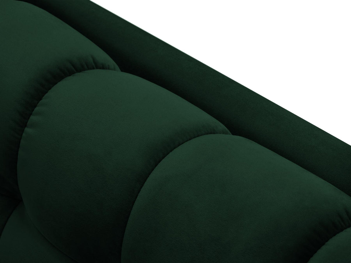 3-Sitzer Sofa Bali in Bottle Green-Bluvel präsentiert im Onlineshop von KAQTU Design AG. 3er Sofa ist von Cosmopolitan Design