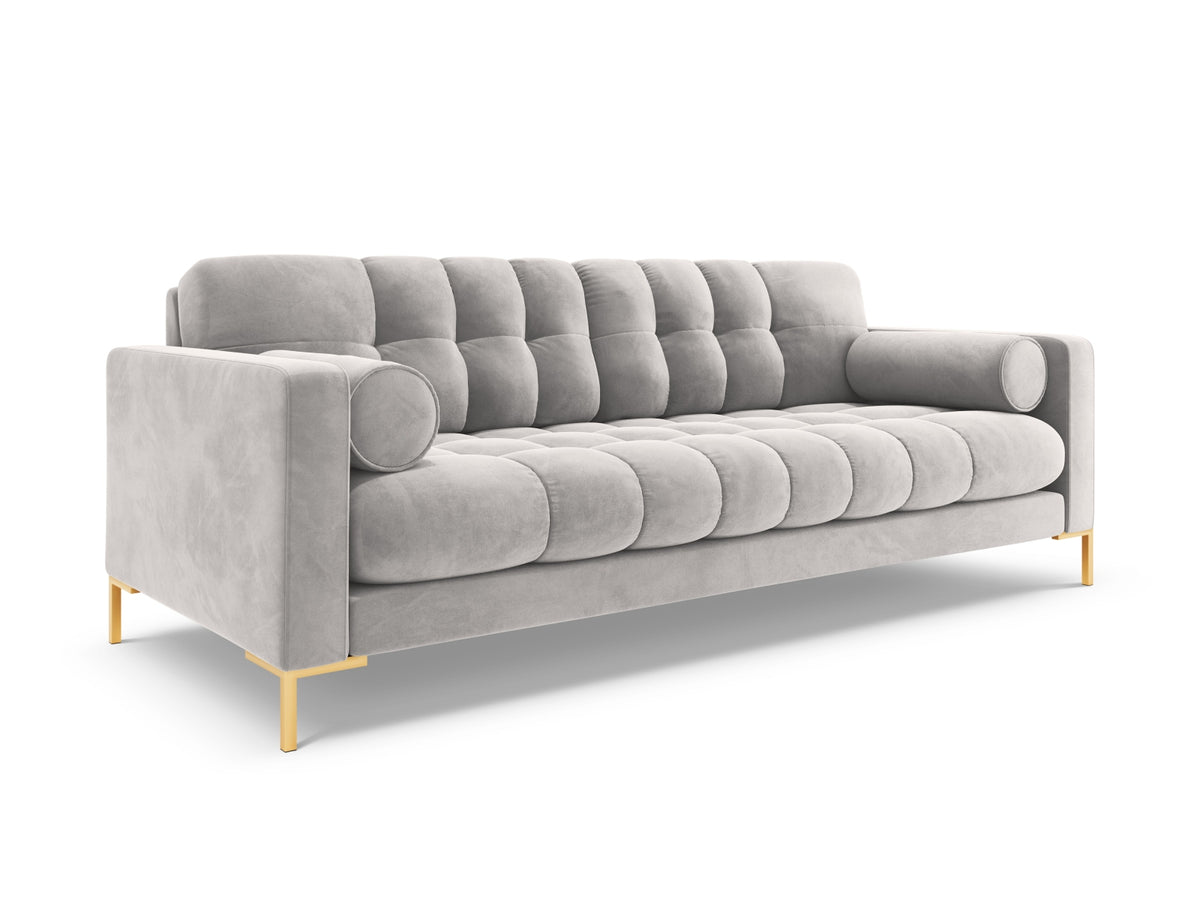 3-Sitzer Sofa Bali in Silver-Bluvel präsentiert im Onlineshop von KAQTU Design AG. 3er Sofa ist von Cosmopolitan Design