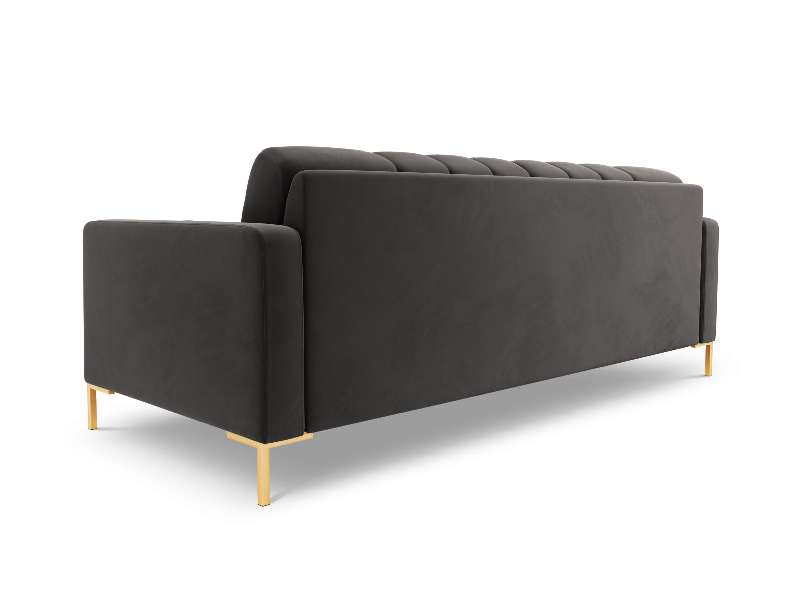 Elegantes 3-Sitzer Sofa Bali in tiefem Grau, ideal für stilvolle Wohnräume und komfortable Entspannung von Cosmopolitan Design.
