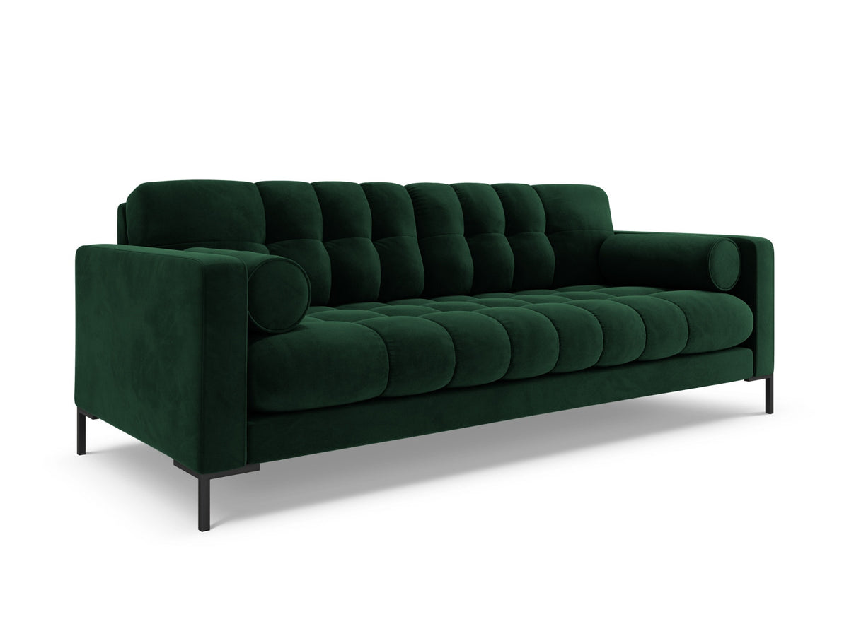 3-Sitzer Sofa Bali in Bottle Green-Bluvel präsentiert im Onlineshop von KAQTU Design AG. 3er Sofa ist von Cosmopolitan Design