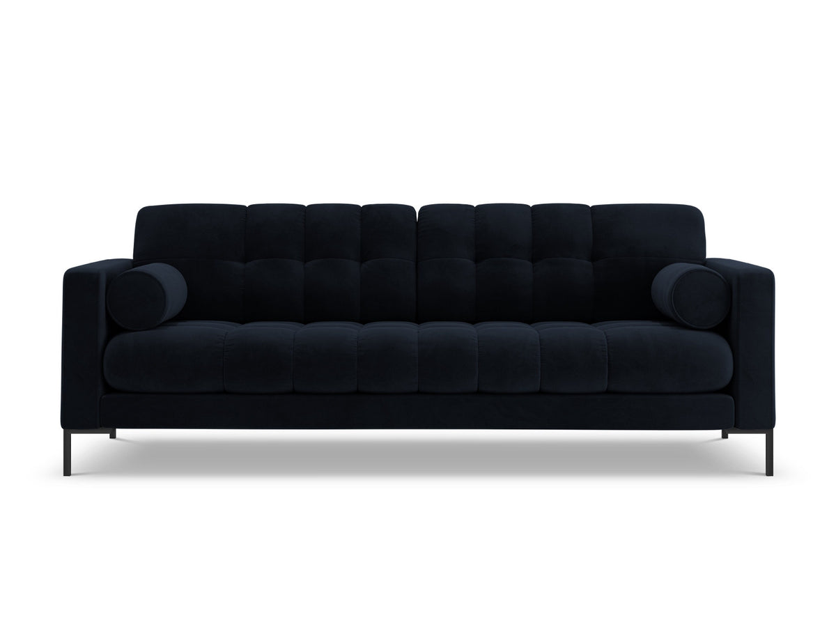 3er Sofa Bali von Cosmopolitan Design mit Stoffbezug, Holzrahmen und Metallbeinen