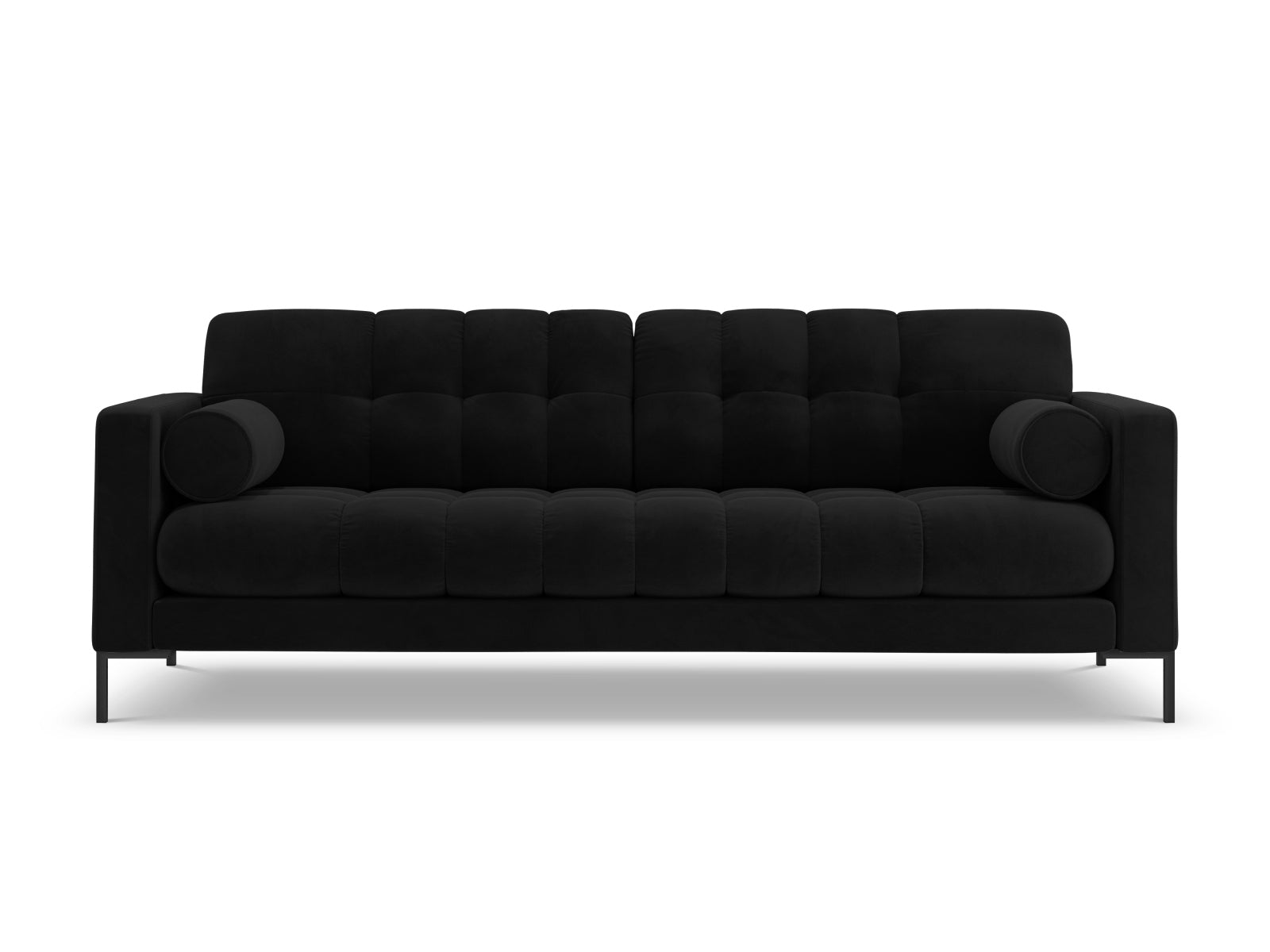 3-Sitzer Sofa Bali in Black-Bluvel präsentiert im Onlineshop von KAQTU Design AG. 3er Sofa ist von Cosmopolitan Design