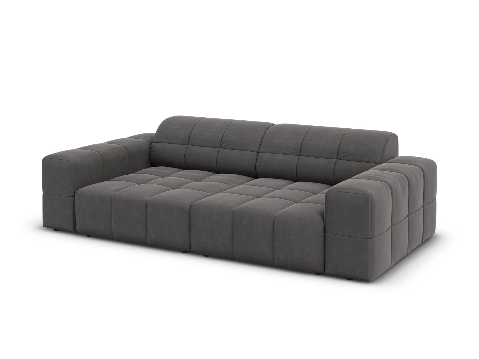 Erleben Sie das stilvolle Chicago Velour Sofa 3 Sitzer von Cosmopolitan Design – ideal für Ihr modernes Wohnzimmer und höchsten Sitzkomfort!