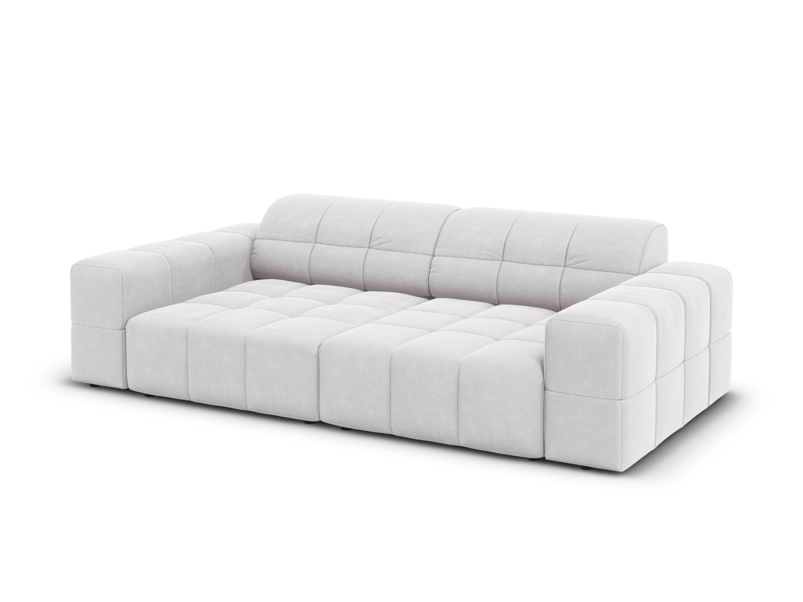 Erleben Sie das stilvolle Chicago Velour Sofa 3 Sitzer von Cosmopolitan Design – ideal für Ihr modernes Wohnzimmer und höchsten Sitzkomfort!