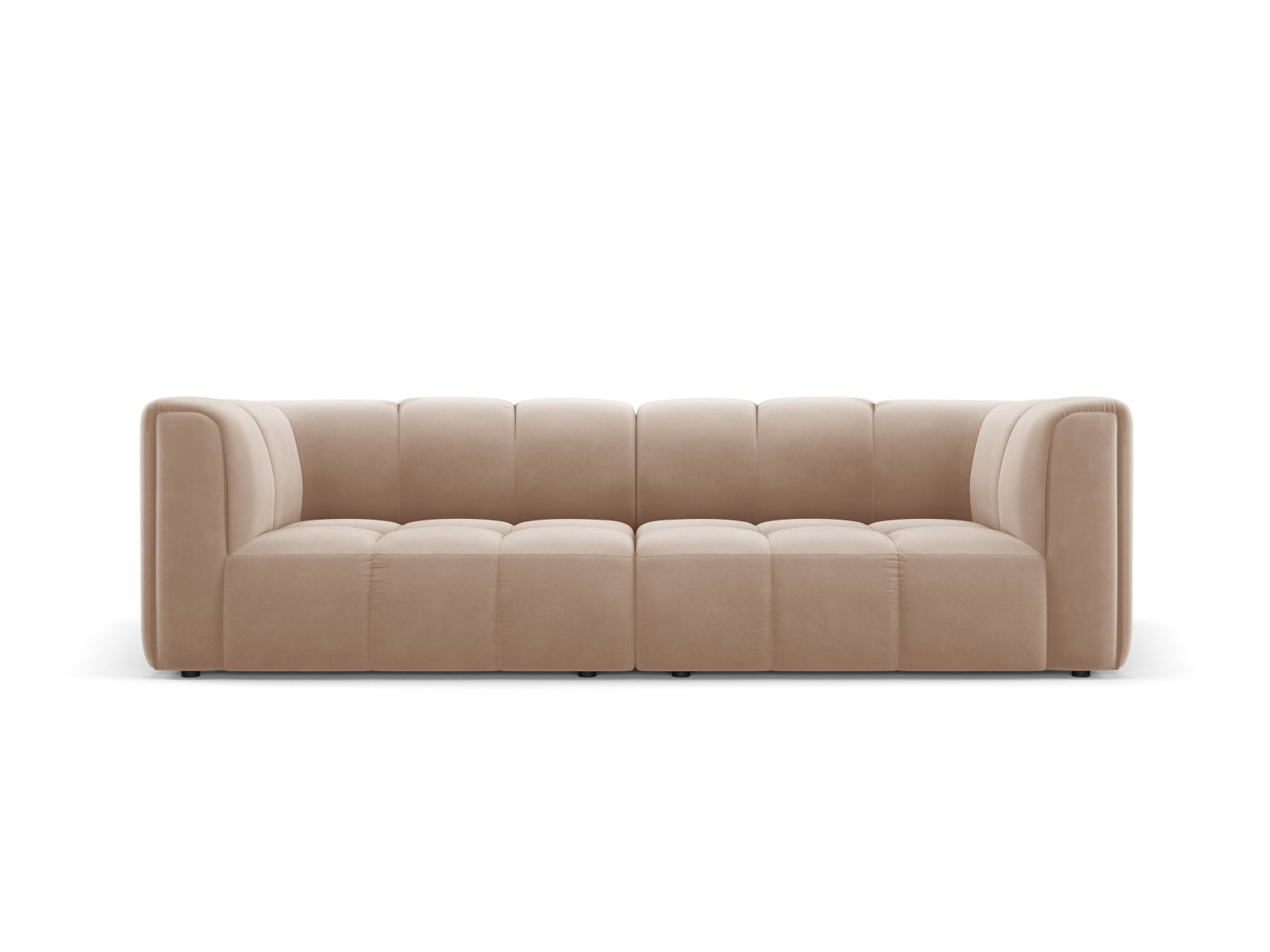 3-Sitzer Modular Sofa Moritz in Beige-Bluvel präsentiert im Onlineshop von KAQTU Design AG. 3er Sofa ist von Cosmopolitan Design
