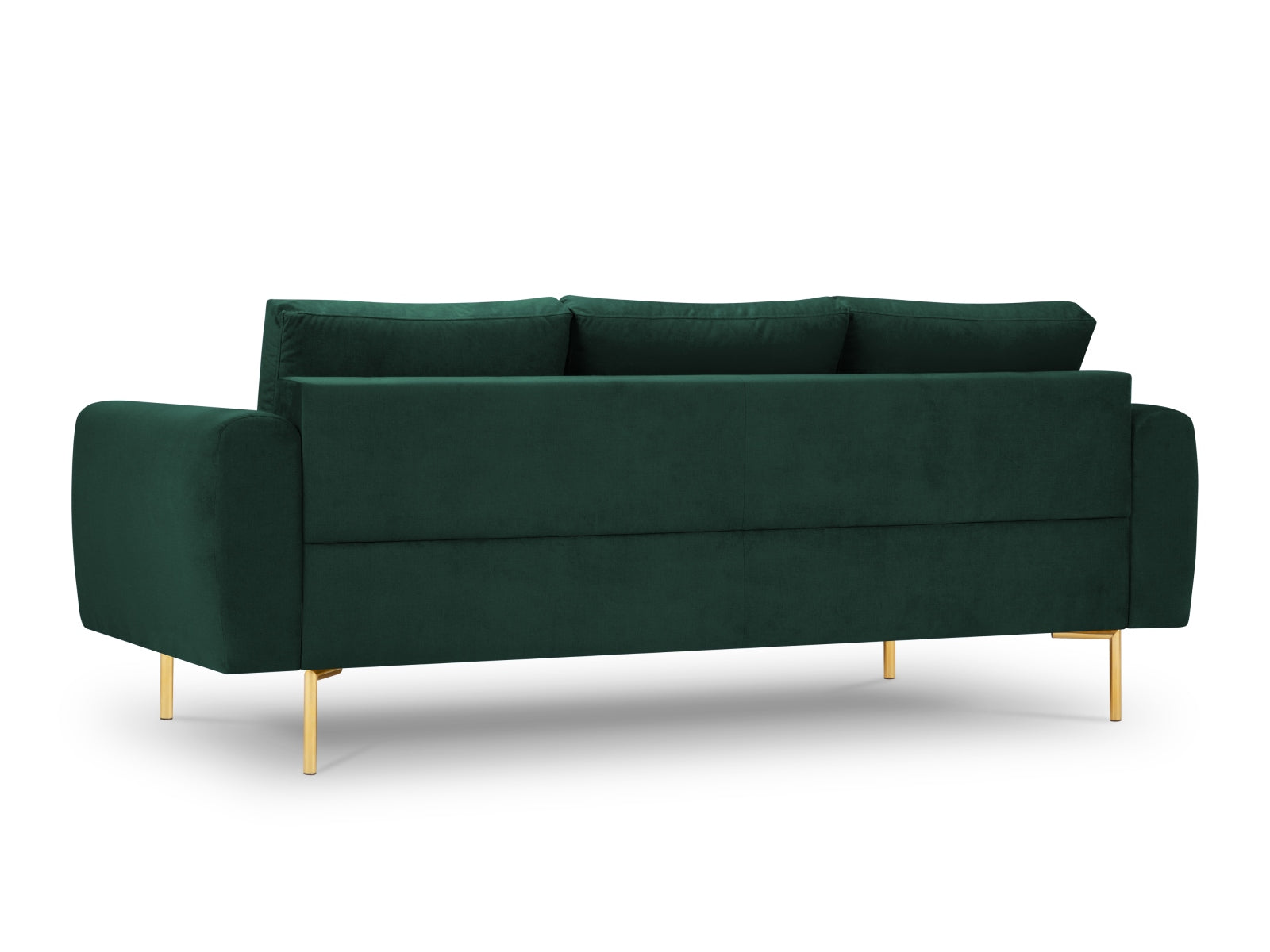 Erleben Sie das stilvolle Hastings Velour Sofa 3 Sitzer von Cosmopolitan Design. Ideal für Ihr Wohnzimmer, vereint es modernen Komfort mit edlem Flair.