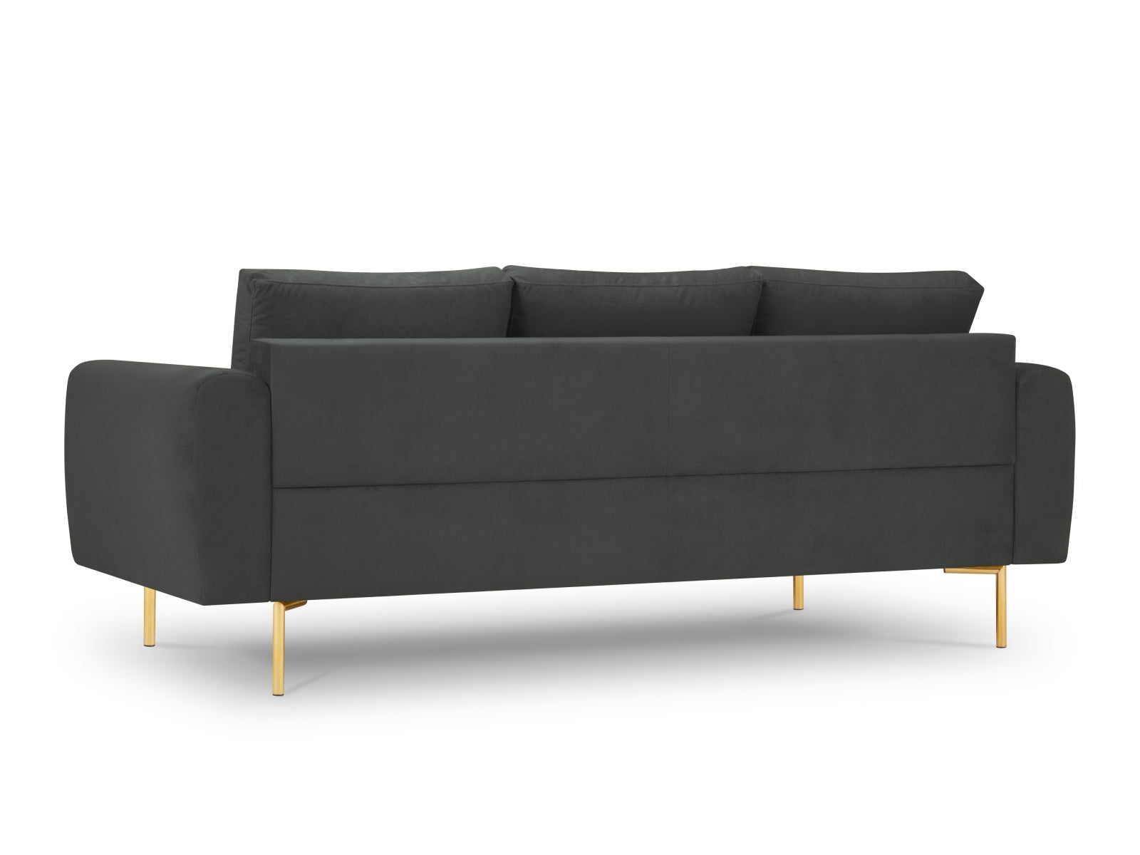 Erleben Sie das stilvolle Hastings Velour Sofa 3 Sitzer von Cosmopolitan Design. Ideal für Ihr Wohnzimmer, vereint es modernen Komfort mit edlem Flair.