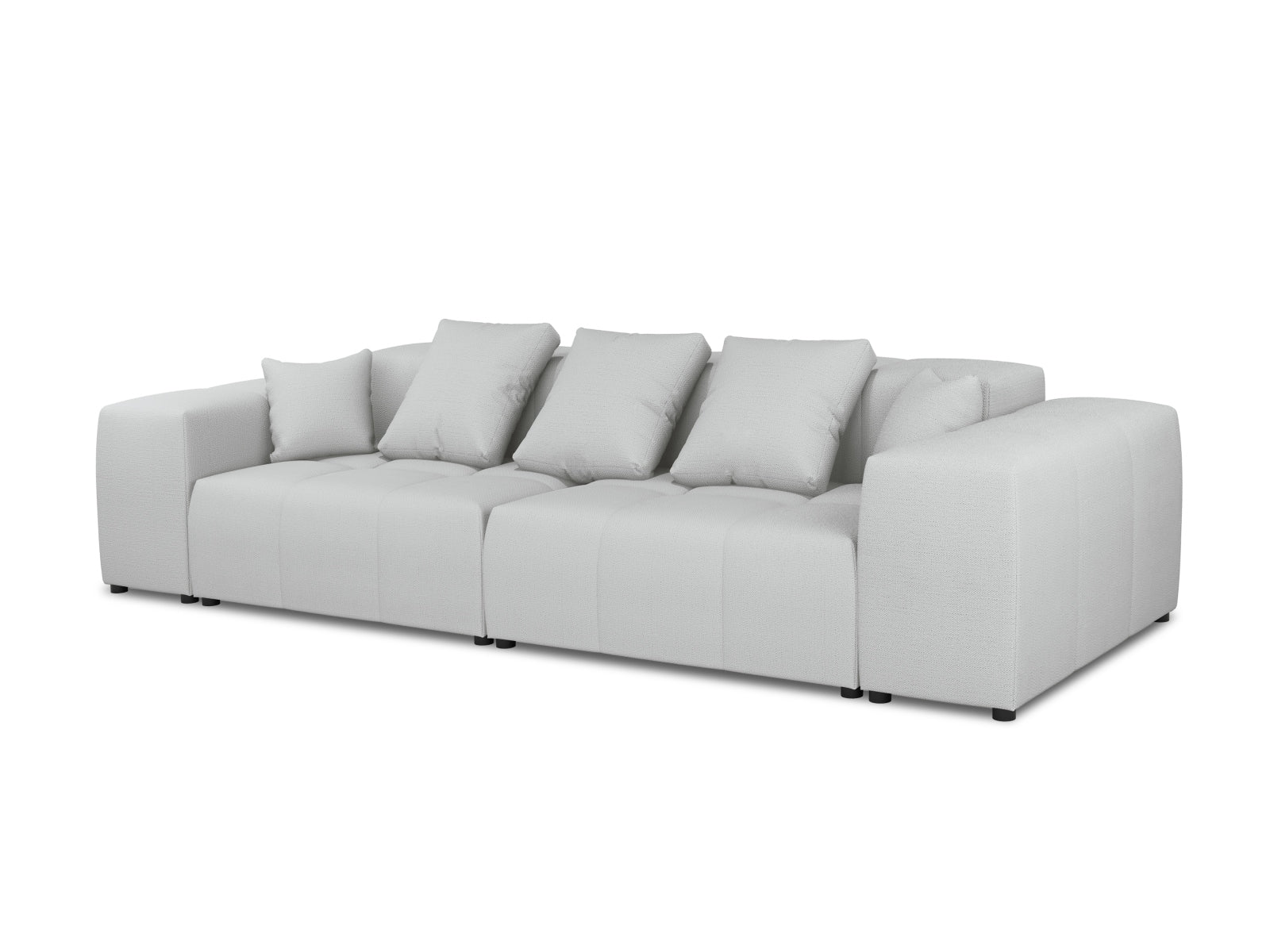 Rome Modular Sofa 3 Sitzer in Light Grey-Babel präsentiert im Onlineshop von KAQTU Design AG. 3er Sofa ist von Cosmopolitan Design