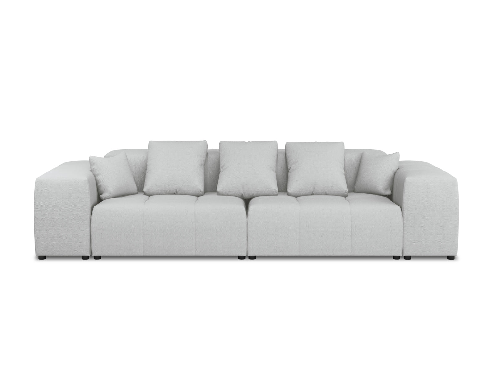Rome Modular Sofa 3 Sitzer in Light Grey-Babel präsentiert im Onlineshop von KAQTU Design AG. 3er Sofa ist von Cosmopolitan Design