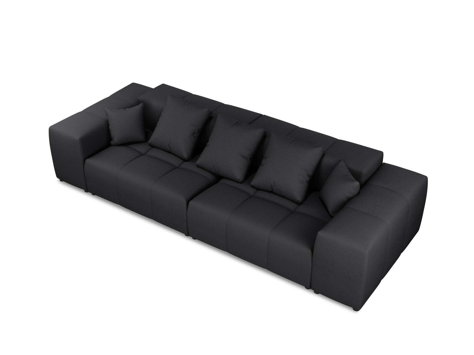 Rome Modular Sofa 3 Sitzer in Black-Babel präsentiert im Onlineshop von KAQTU Design AG. 3er Sofa ist von Cosmopolitan Design