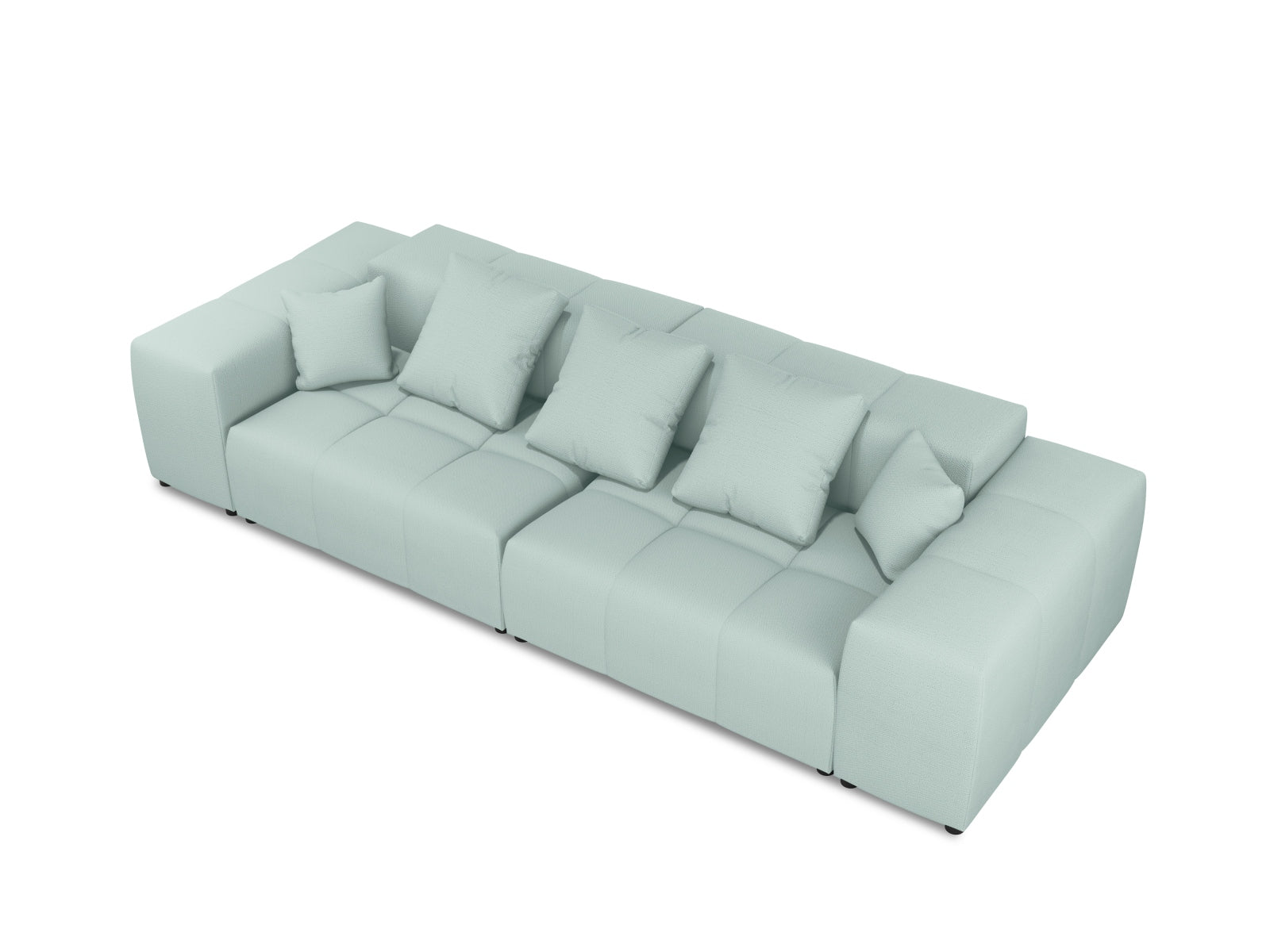 Rome Modular Sofa 3 Sitzer in Mint-Babel präsentiert im Onlineshop von KAQTU Design AG. 3er Sofa ist von Cosmopolitan Design