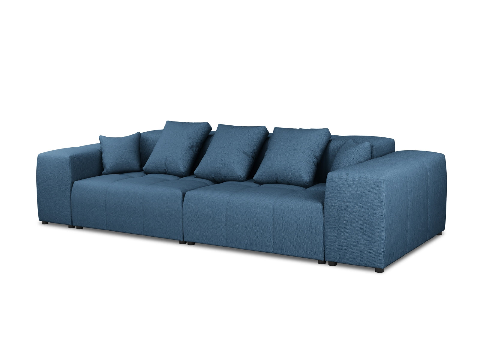 Rome Modular Sofa 3 Sitzer in Dark Blue-Babel präsentiert im Onlineshop von KAQTU Design AG. 3er Sofa ist von Cosmopolitan Design