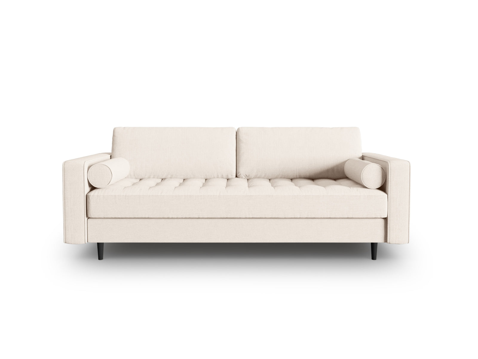 3-Sitzer Sofa Aspen in Light Beige-Melva präsentiert im Onlineshop von KAQTU Design AG. 3er Sofa ist von Cosmopolitan Design