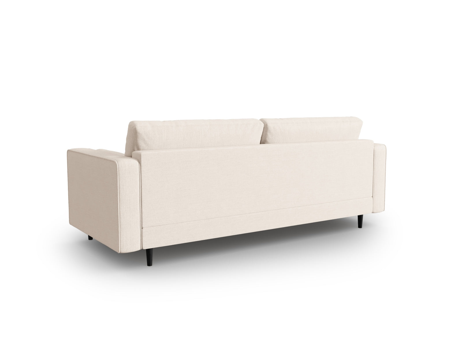 Modernes 3-Sitzer Sofa Aspen in zartem Beige, perfekt für gemütliche Wohnzimmer. Hochwertige Verarbeitung von Cosmopolitan Design.