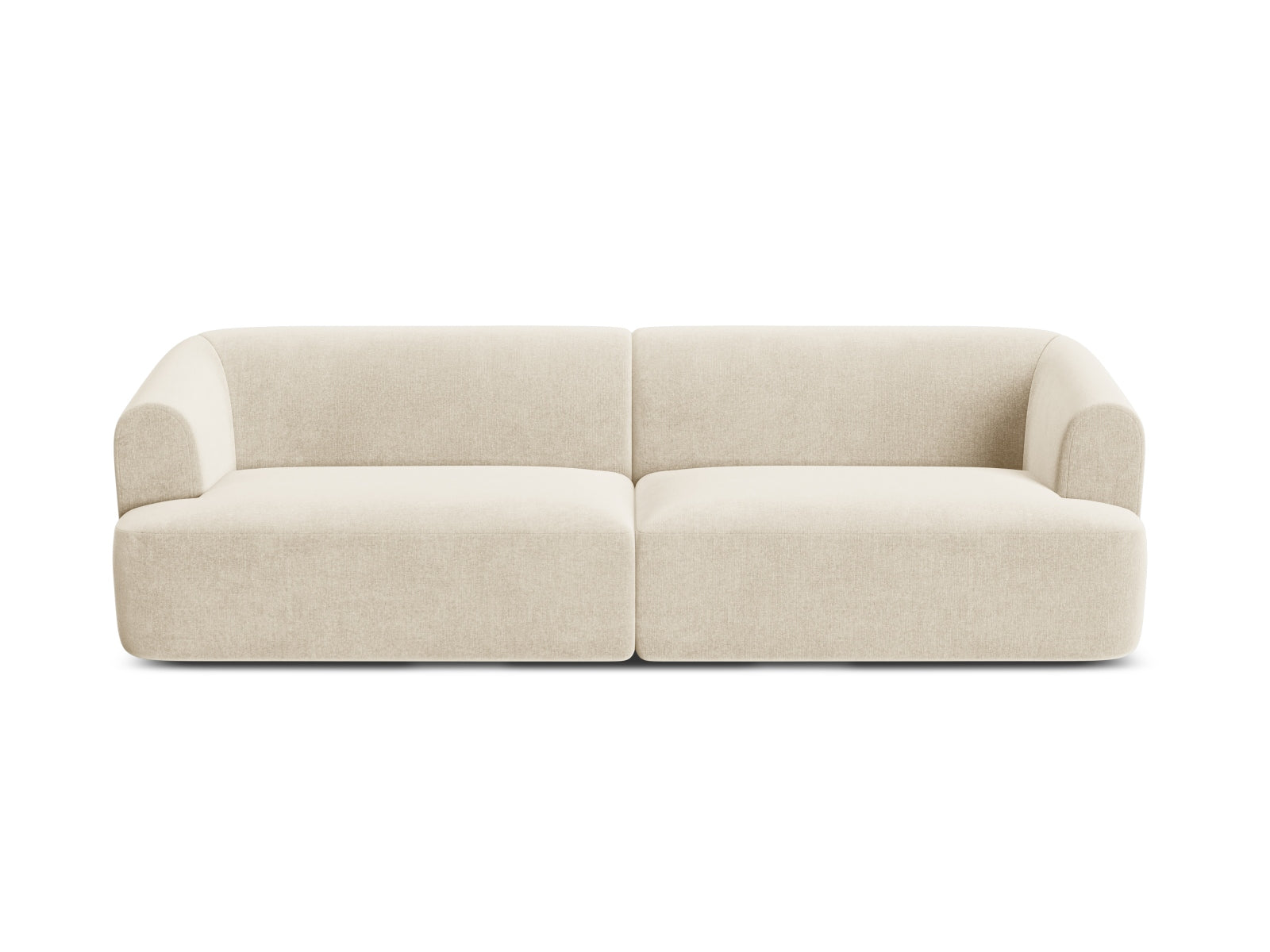 Elegantes 4-Sitzer Sofa Campi in sanftem Beige, ideal für moderne Wohnräume und stilvolle Entspannungsecken.