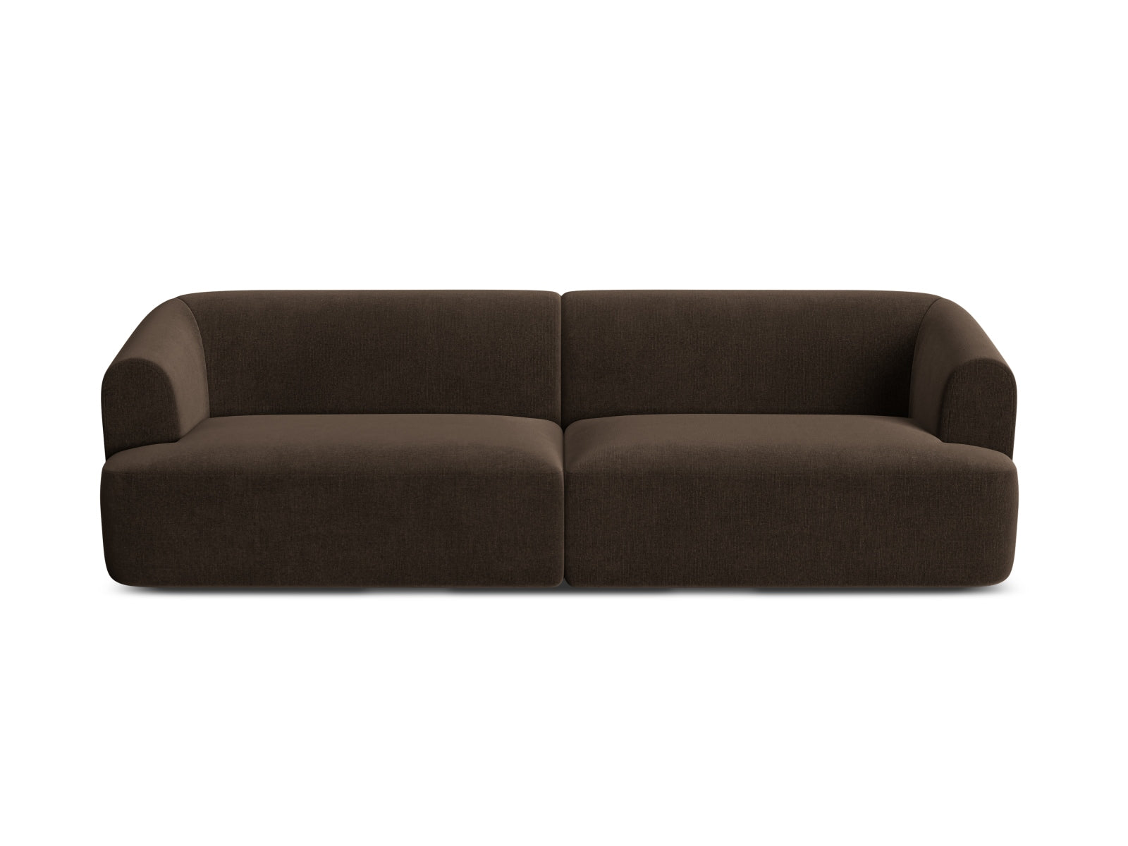 Elegantes 4-Sitzer Sofa Campi in Chocolate-Vogue, ideal für stilvolle Wohnräume und entspannte Stunden mit Freunden und Familie.