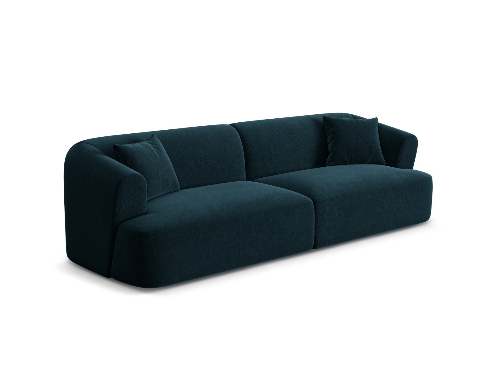 Elegantes 4-Sitzer Sofa Campi in tiefem Petrol, ideal für stilvolle Wohnräume. Modular und vielseitig, perfekt für modernes Wohnen.
