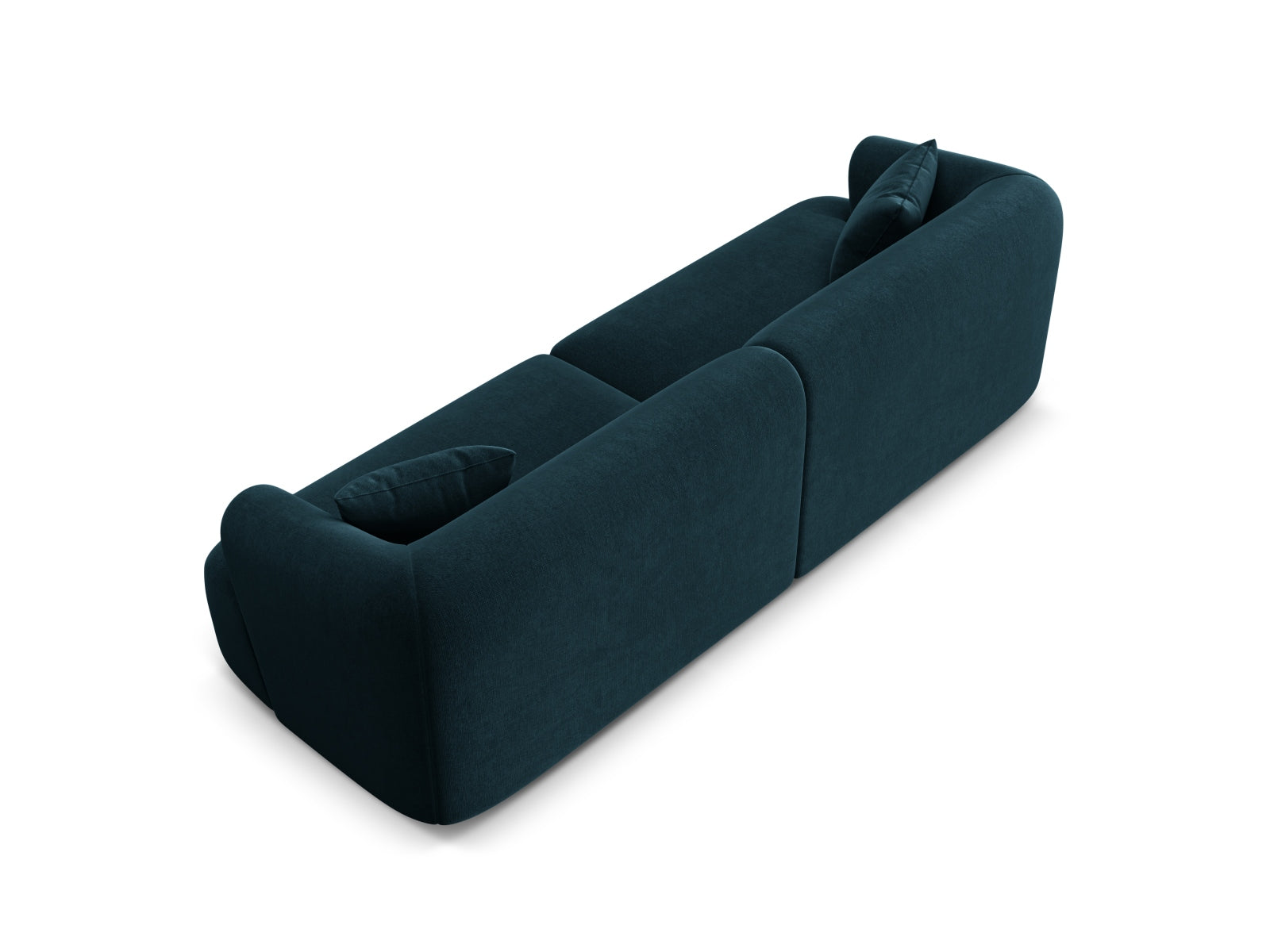 Modulares 4-Sitzer Sofa Campi in ansprechendem Petrol, perfekt für zeitgemäße Wohnkonzepte und flexible Raumgestaltungen.